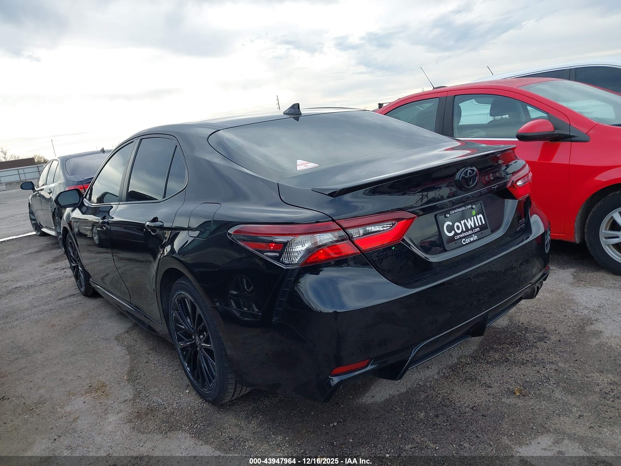 2022 Toyota Camry Se Nightshade Special Awd Black vin: 4T1T11BK2NU056242