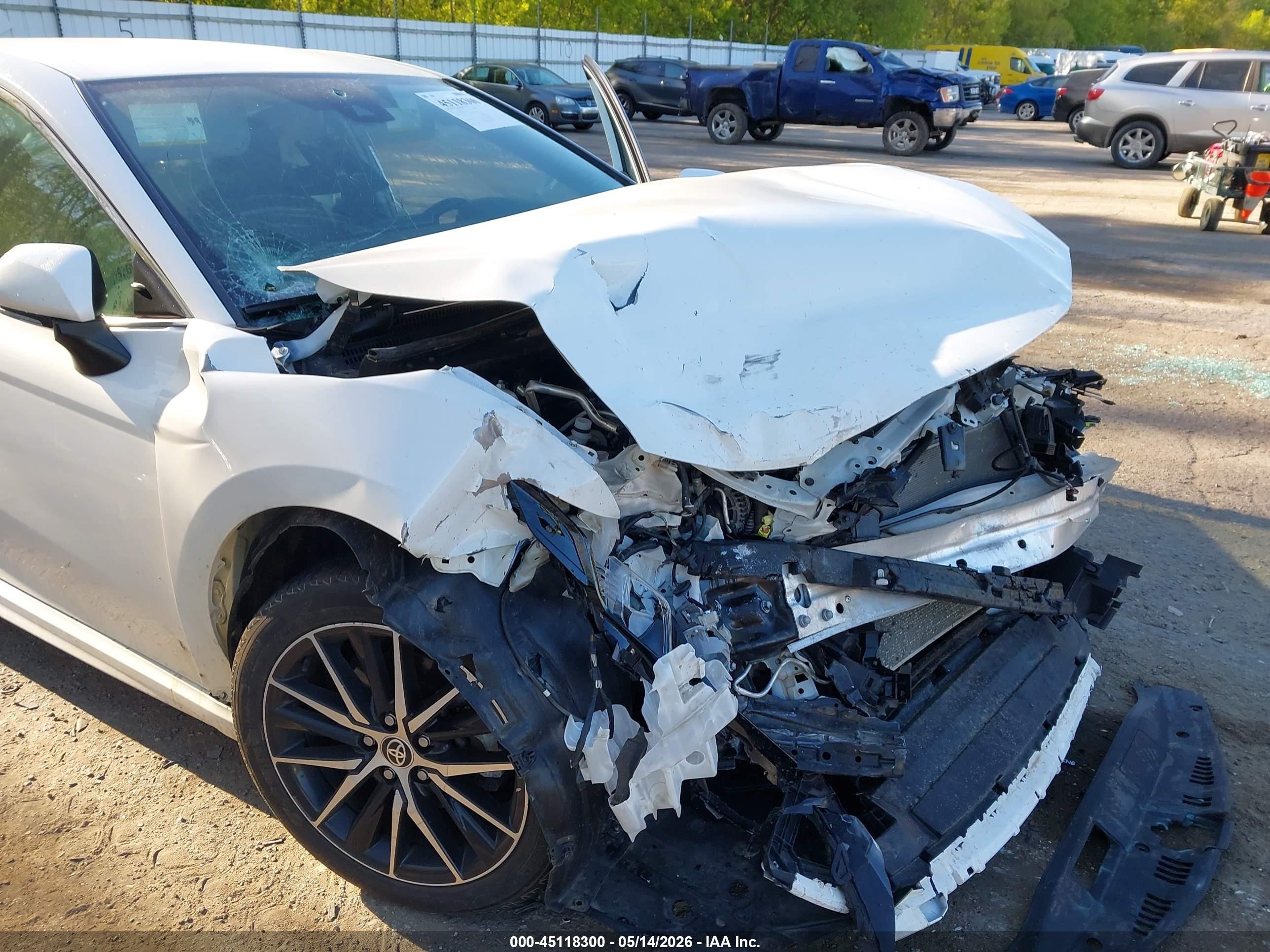 2021 Toyota Camry Se Awd Белый vin: 4T1T11BK7MU046286