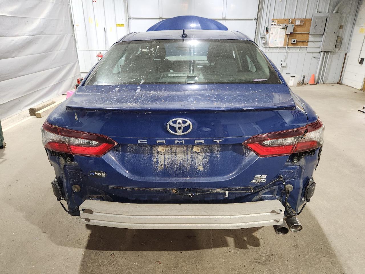 2024 Toyota Camry Se Синий vin: 4T1T11BK7RU125612 Damage: Rear Bumper, Missing, Replacement Required