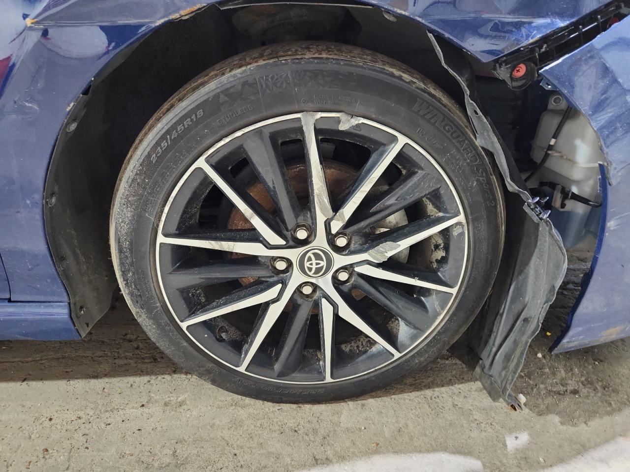 2024 Toyota Camry Se Синий vin: 4T1T11BK7RU125612 Damage: Right Front Wheel, Bent, Replacement Required