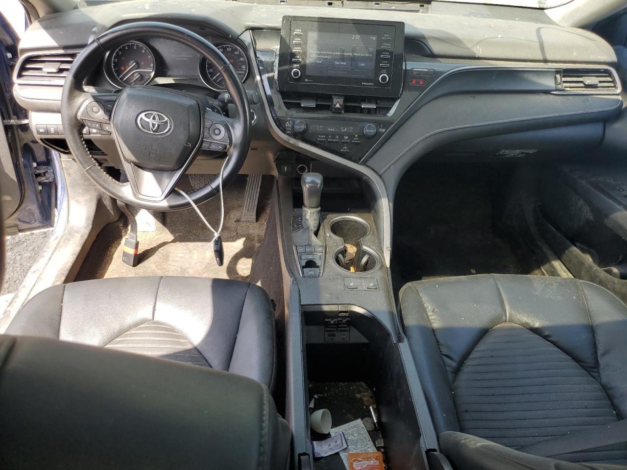 2024 Toyota Camry Se Синий vin: 4T1T11BK7RU125612 Damage: Front Center Armrest, Missing, Replacement Required