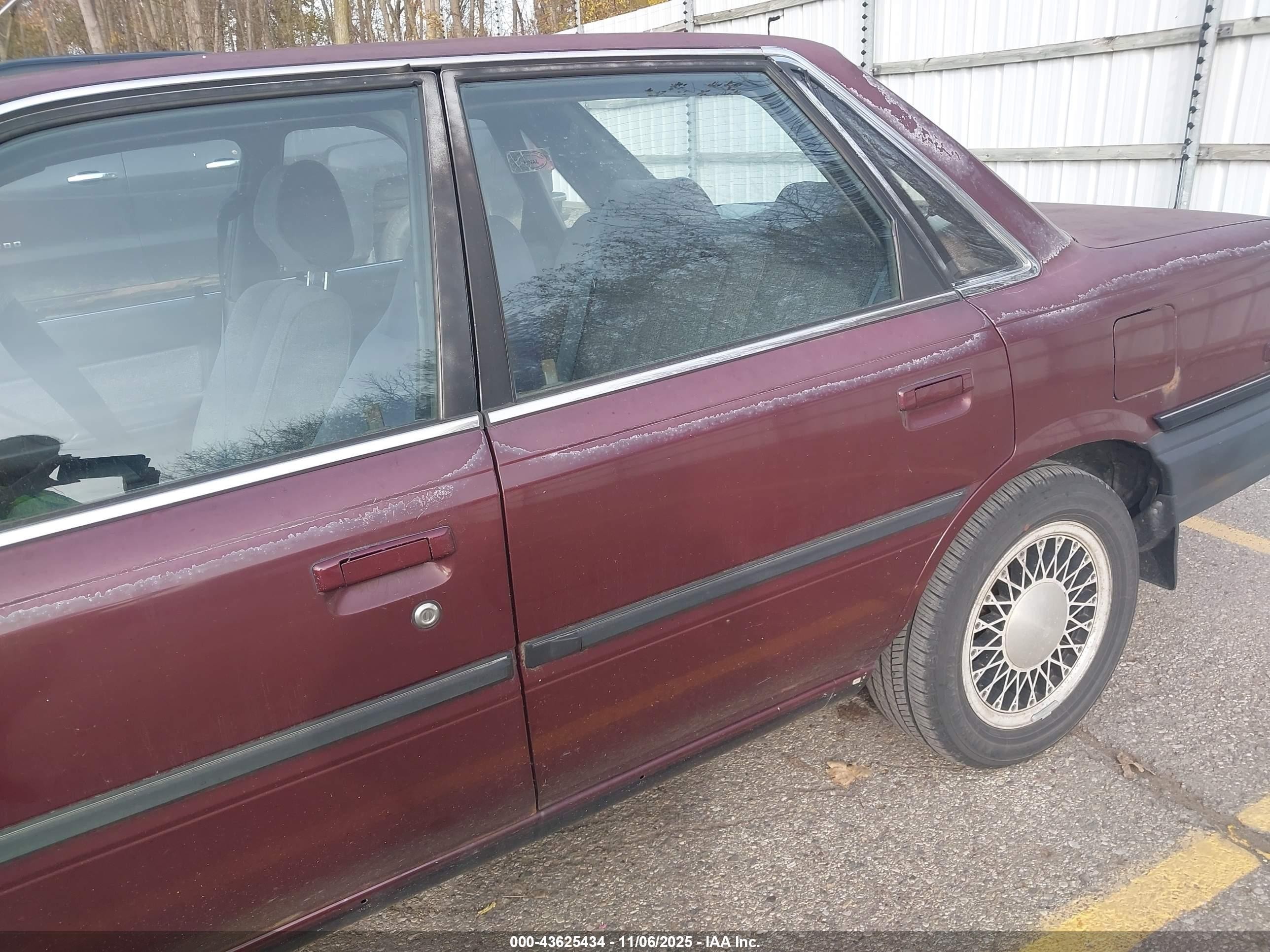 1990 Toyota Camry Dlx Maroon vin: 4T1VV21EXLU028720