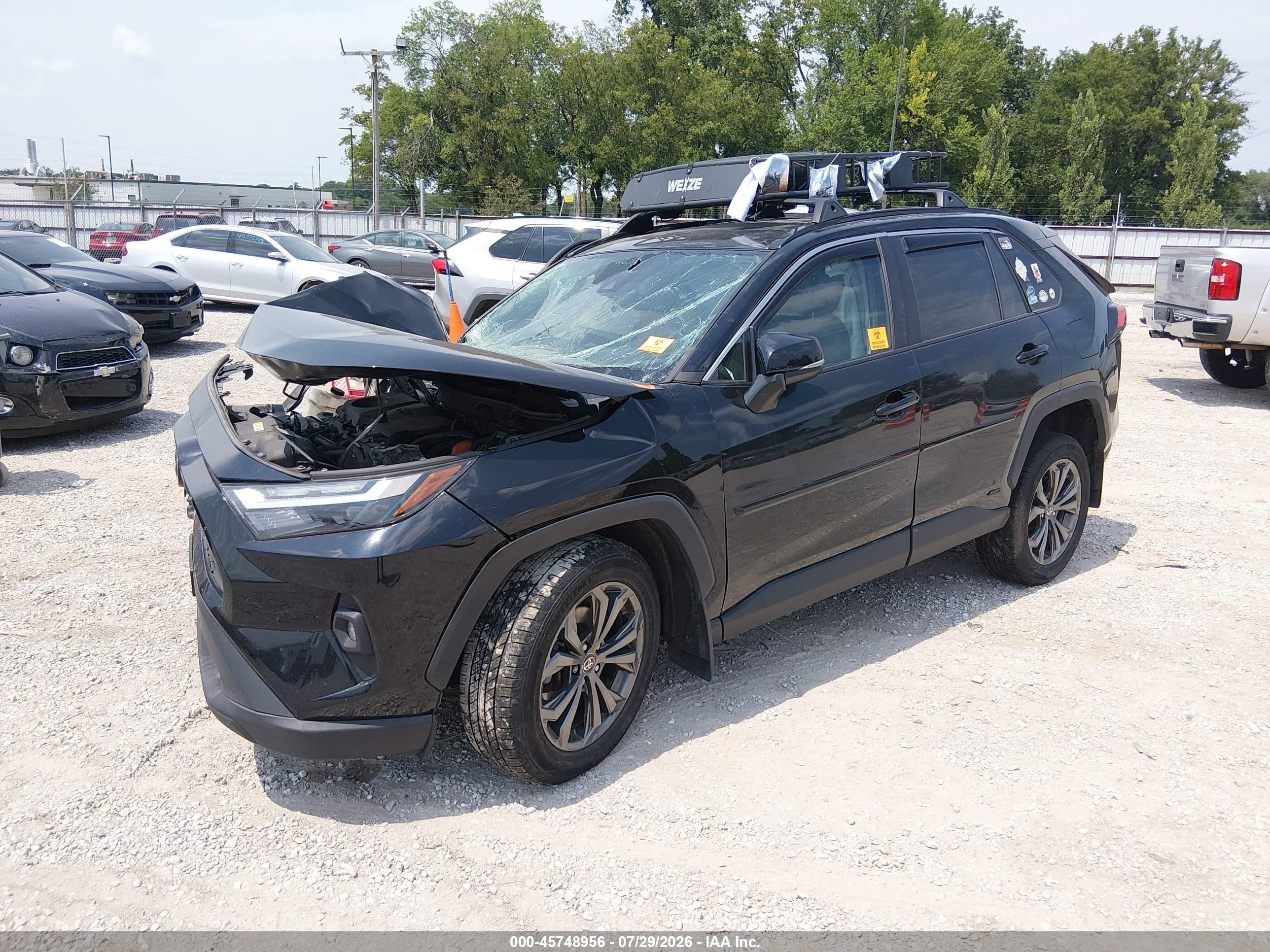 2023 Toyota Rav4 Hybrid Xle Premium Black vin: 4T3B6RFV3PU118936