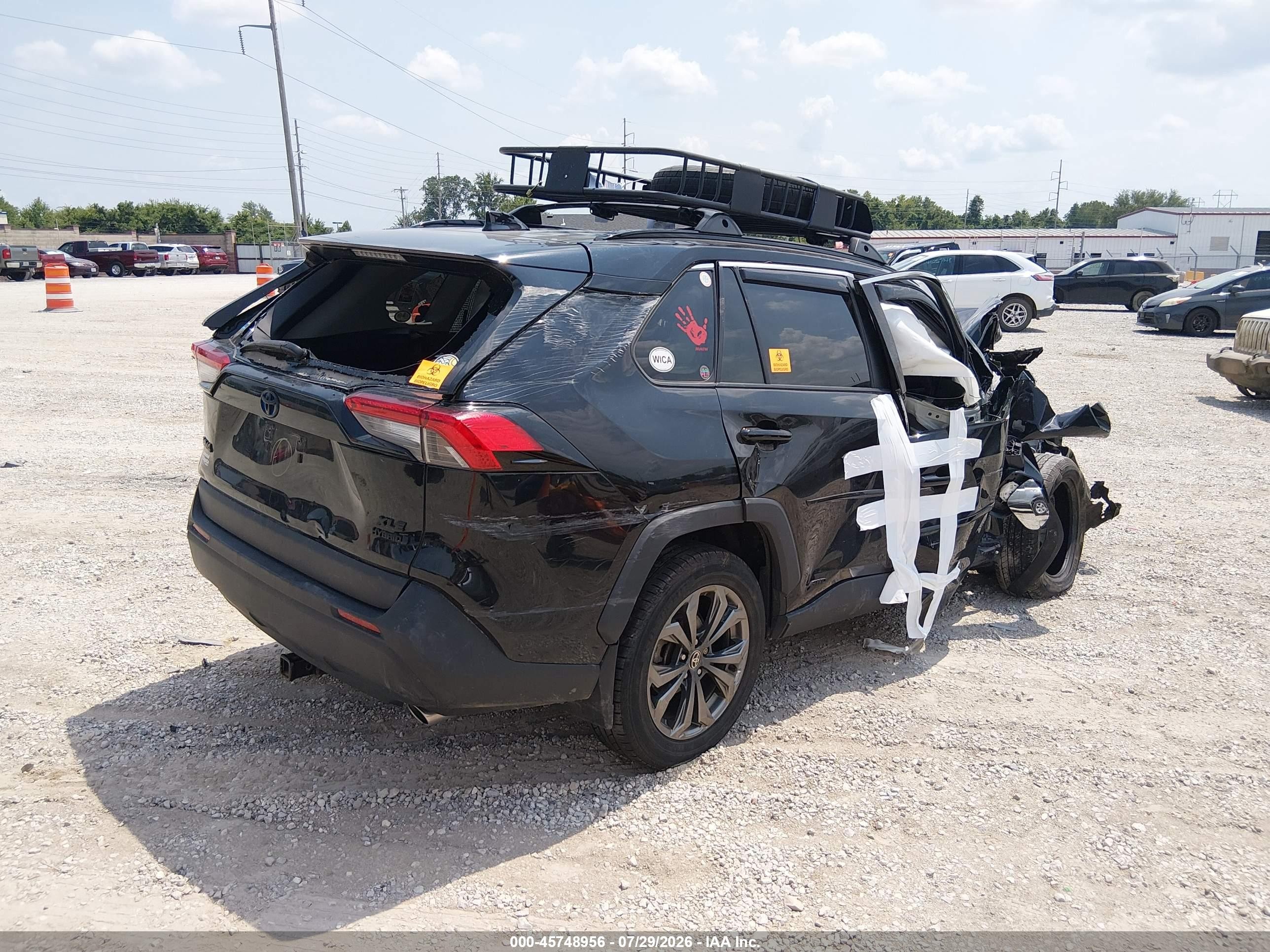 2023 Toyota Rav4 Hybrid Xle Premium Black vin: 4T3B6RFV3PU118936