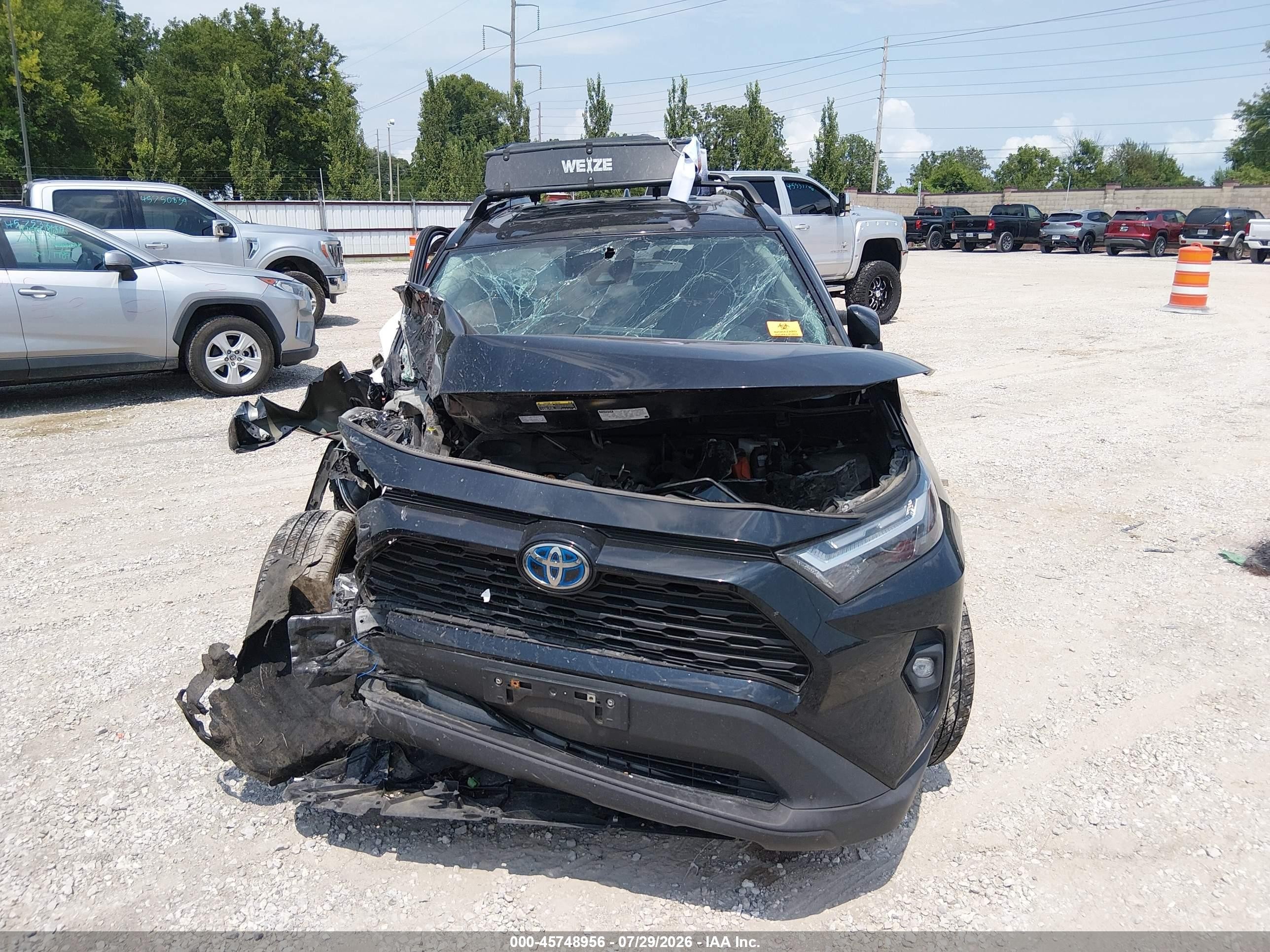 2023 Toyota Rav4 Hybrid Xle Premium Black vin: 4T3B6RFV3PU118936
