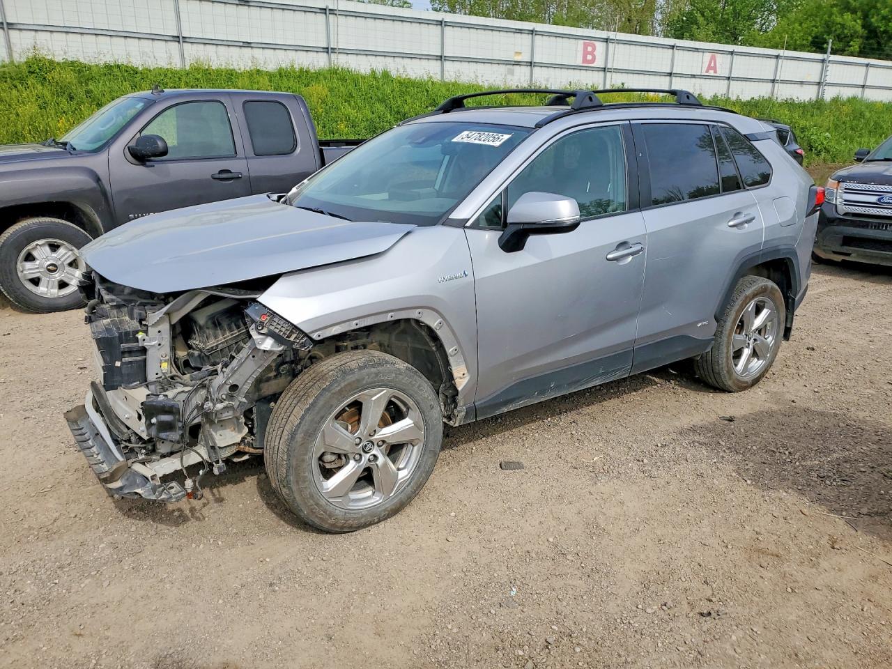 2021 Toyota Rav4 Hybrid Xle Premium Gray vin: 4T3B6RFV5MU006361