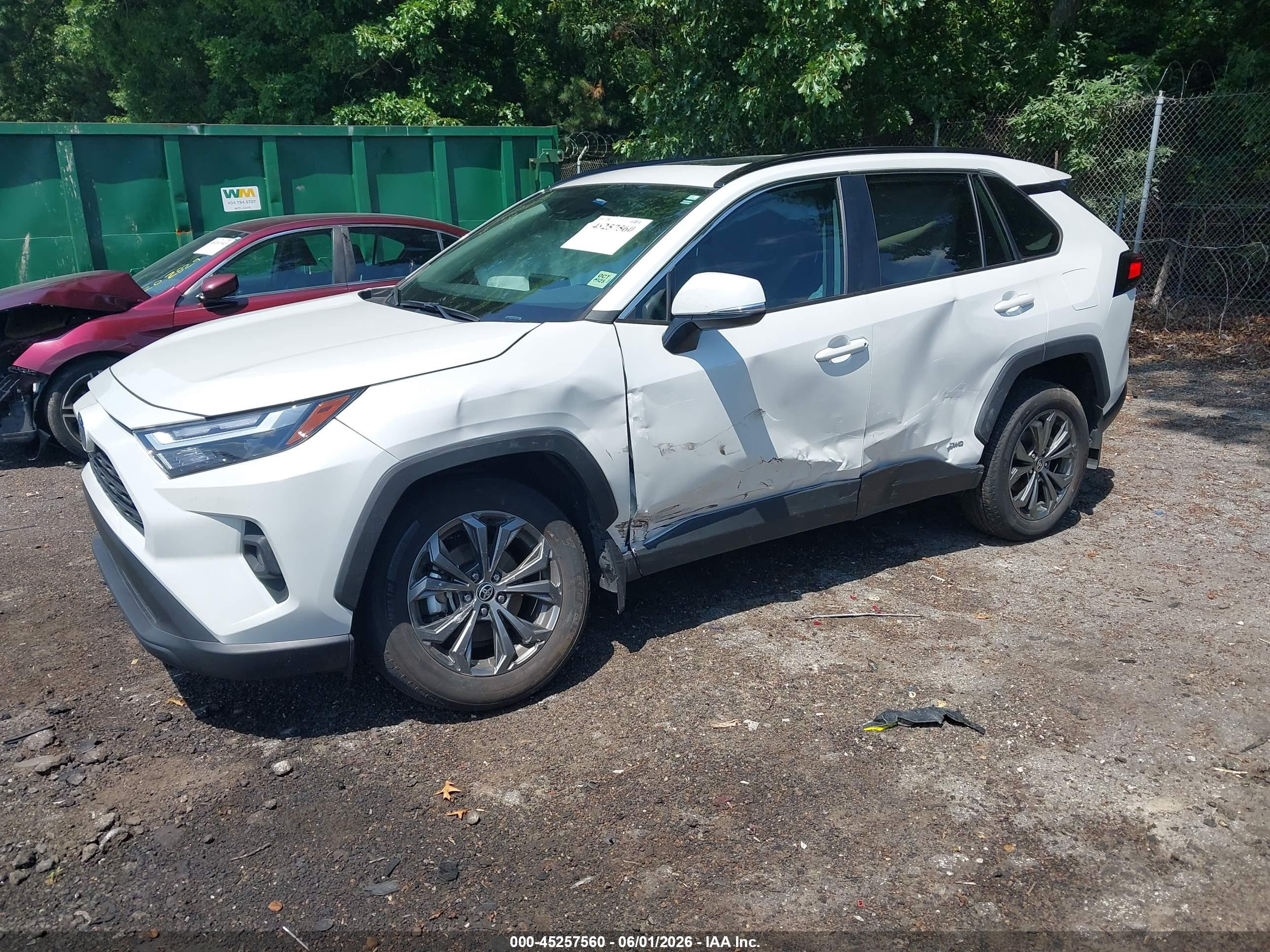 2024 Toyota Rav4 Hybrid Xle Premium White vin: 4T3B6RFV7RU171805