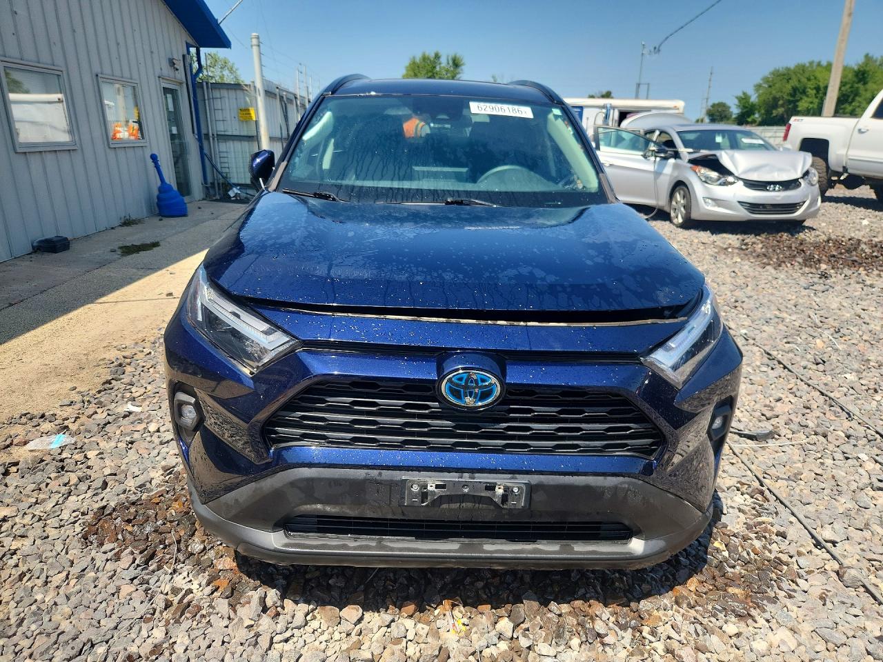 2022 Toyota Rav4 Xle Premium Blue vin: 4T3B6RFV8NU097109