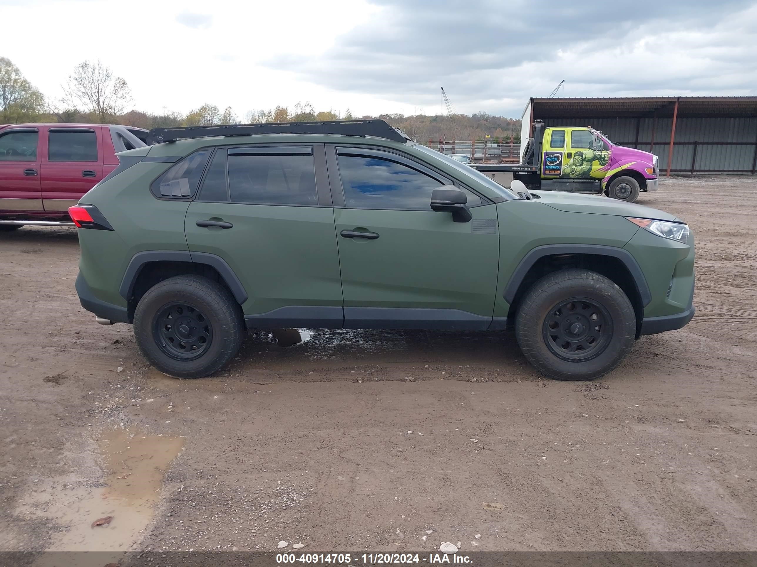 2021 Toyota Rav4 Hybrid Xle Premium Green vin: 4T3B6RFV9MU040237