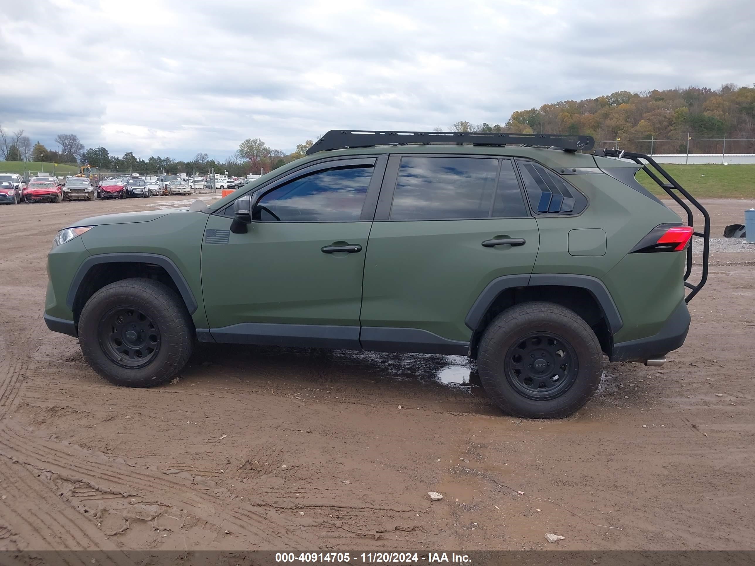 2021 Toyota Rav4 Hybrid Xle Premium Green vin: 4T3B6RFV9MU040237
