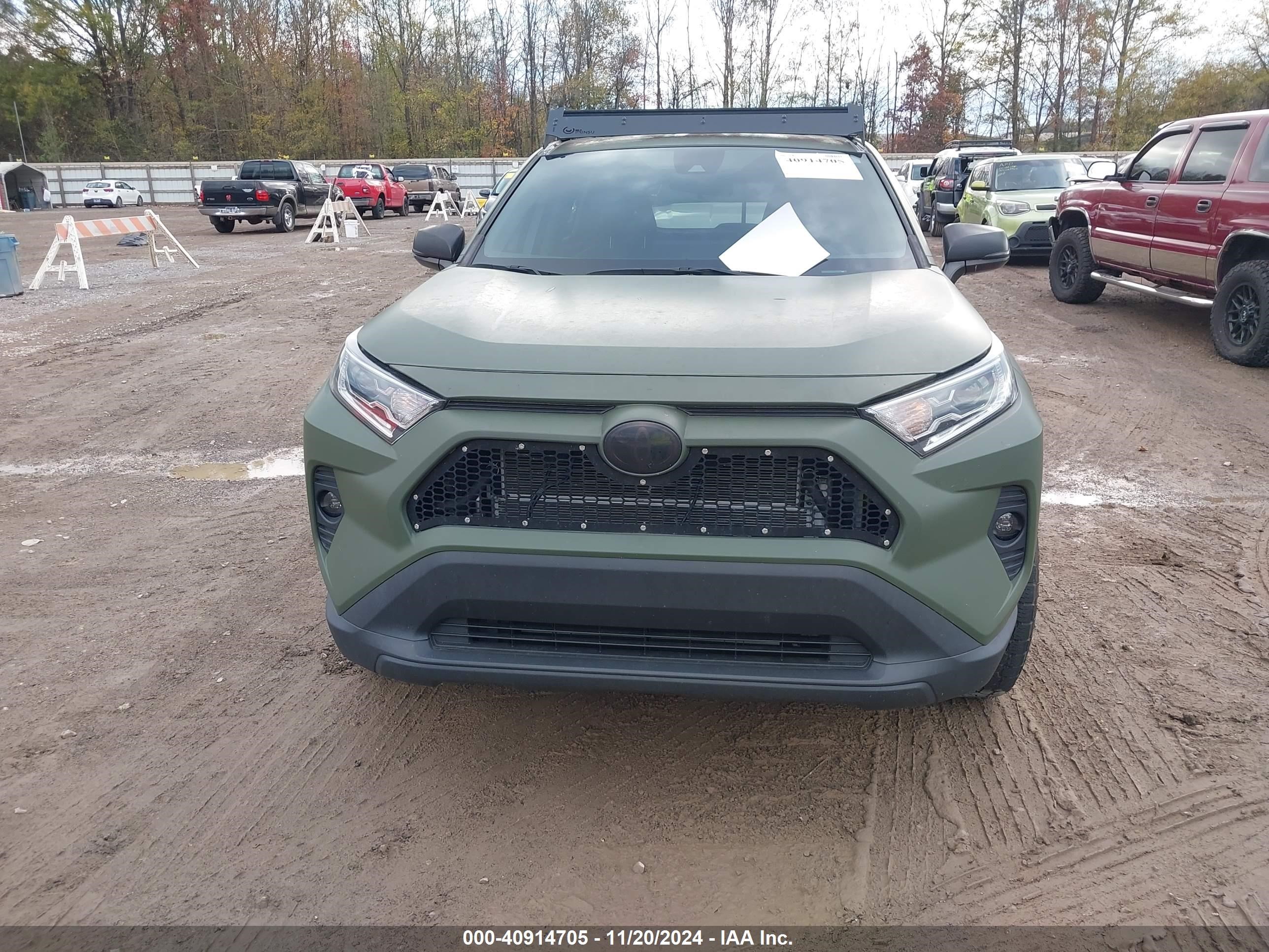 2021 Toyota Rav4 Hybrid Xle Premium Green vin: 4T3B6RFV9MU040237
