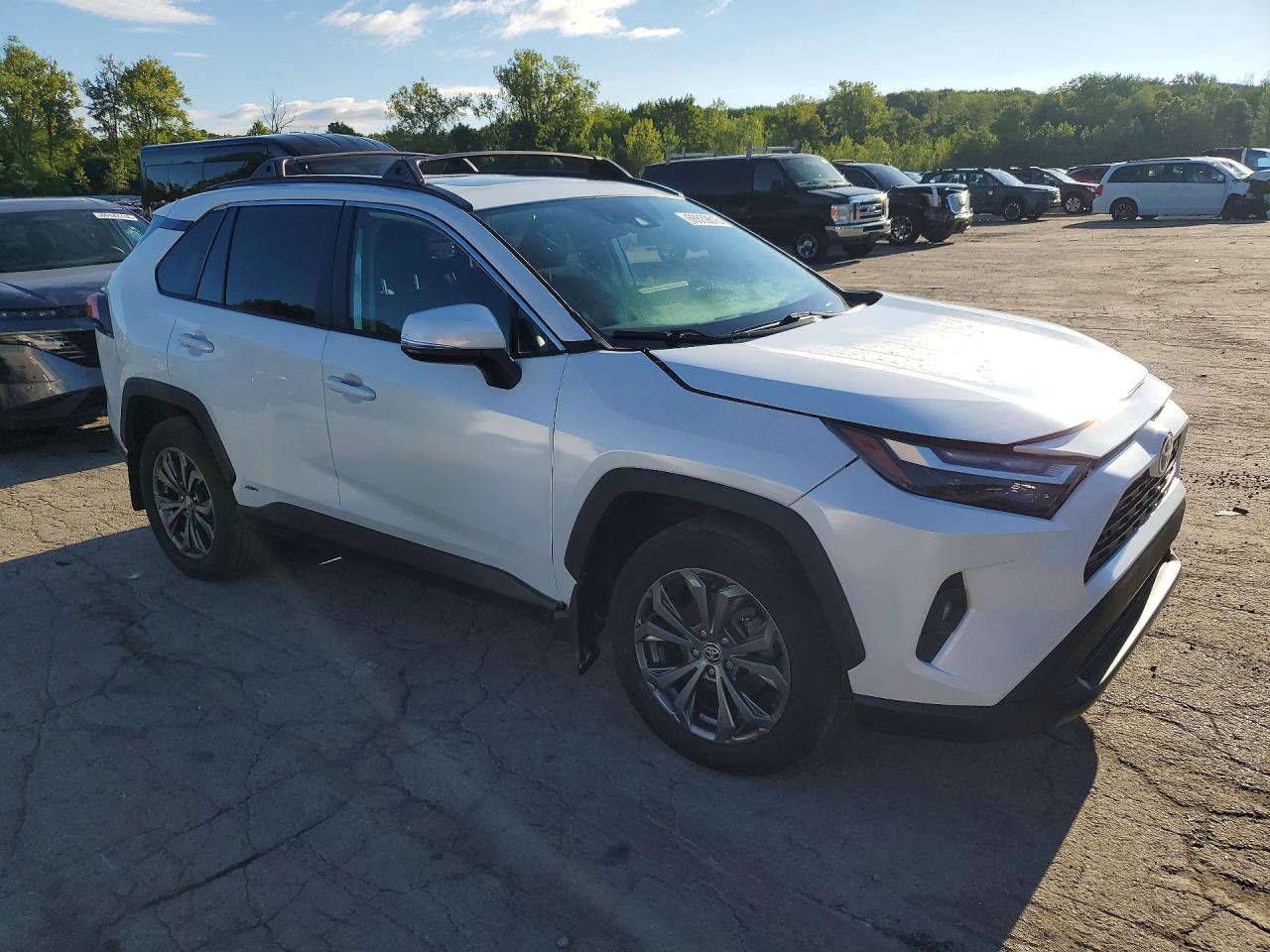 2023 Toyota Rav4 Xle Premium White vin: 4T3B6RFV9PU135806