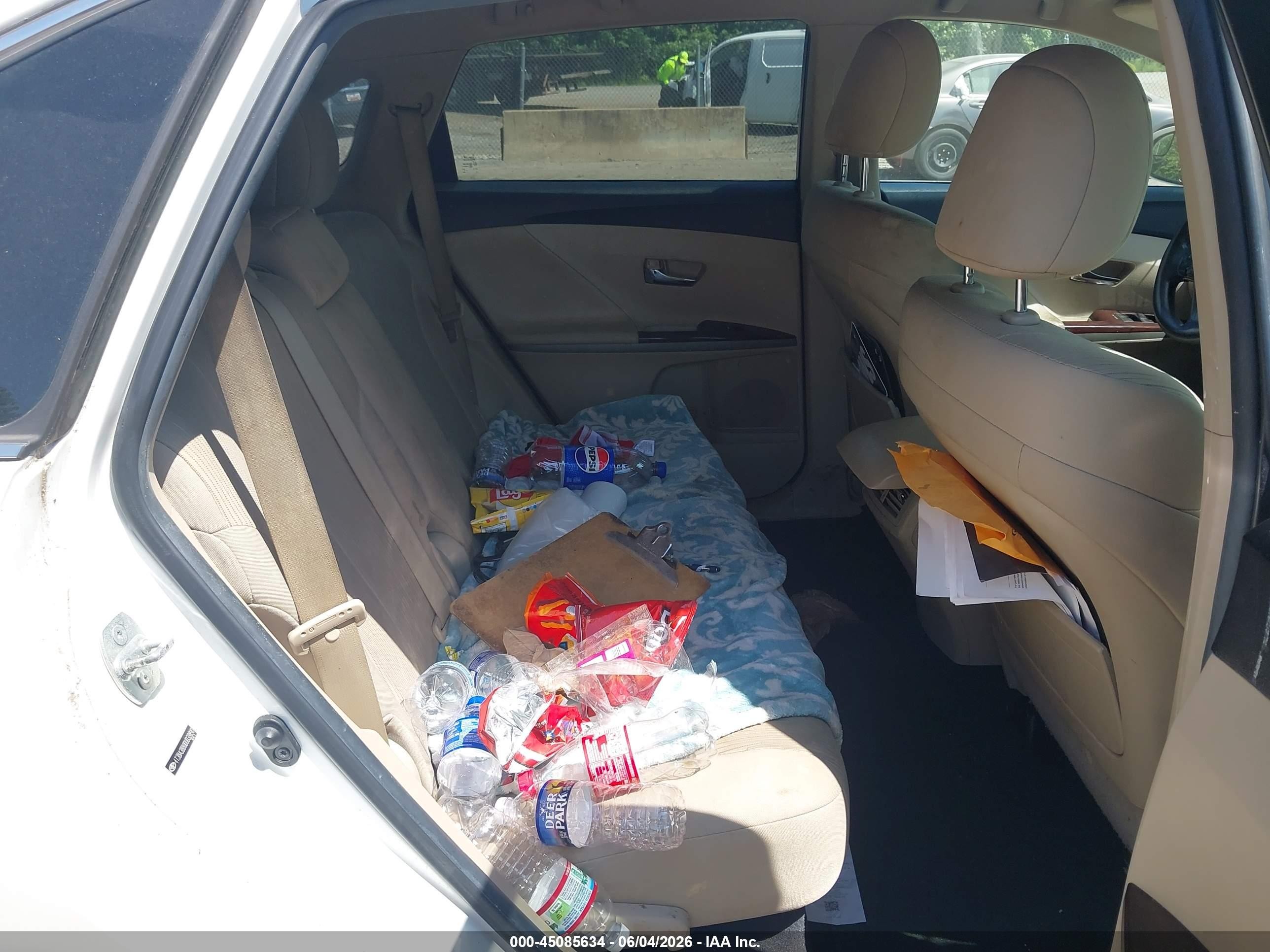 2013 Toyota Venza Le White vin: 4T3BA3BB0DU039890