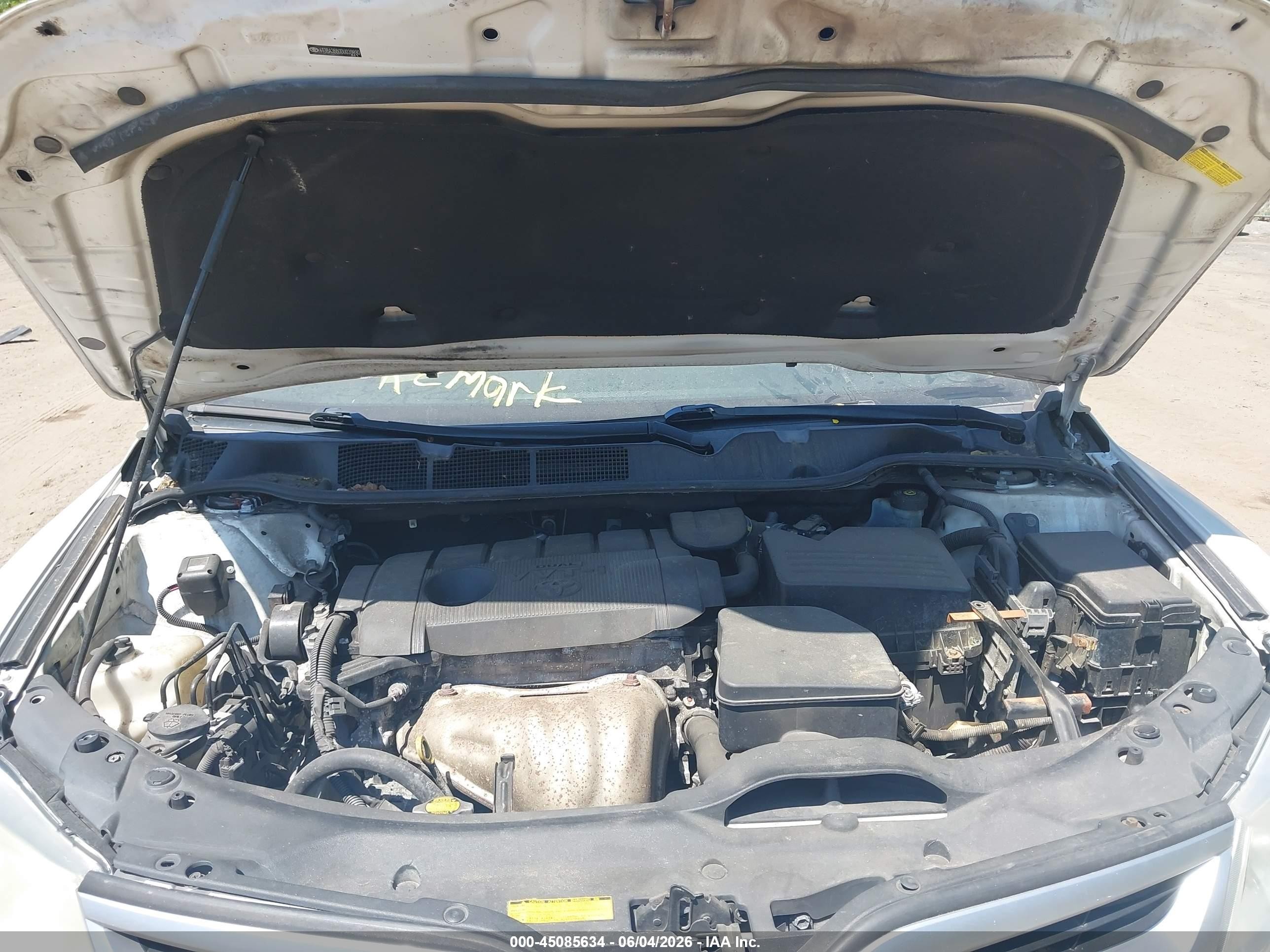 2013 Toyota Venza Le White vin: 4T3BA3BB0DU039890