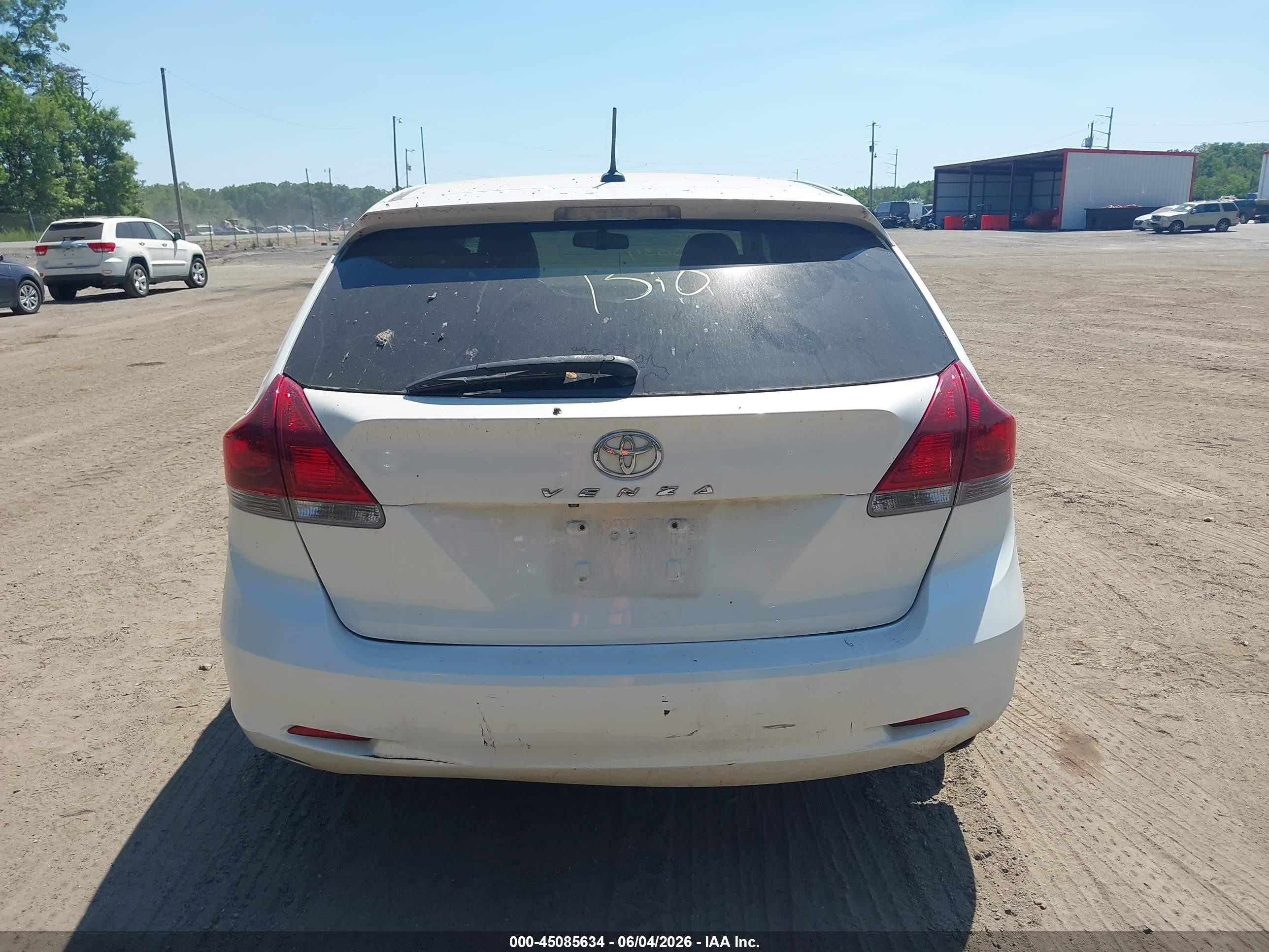 2013 Toyota Venza Le White vin: 4T3BA3BB0DU039890
