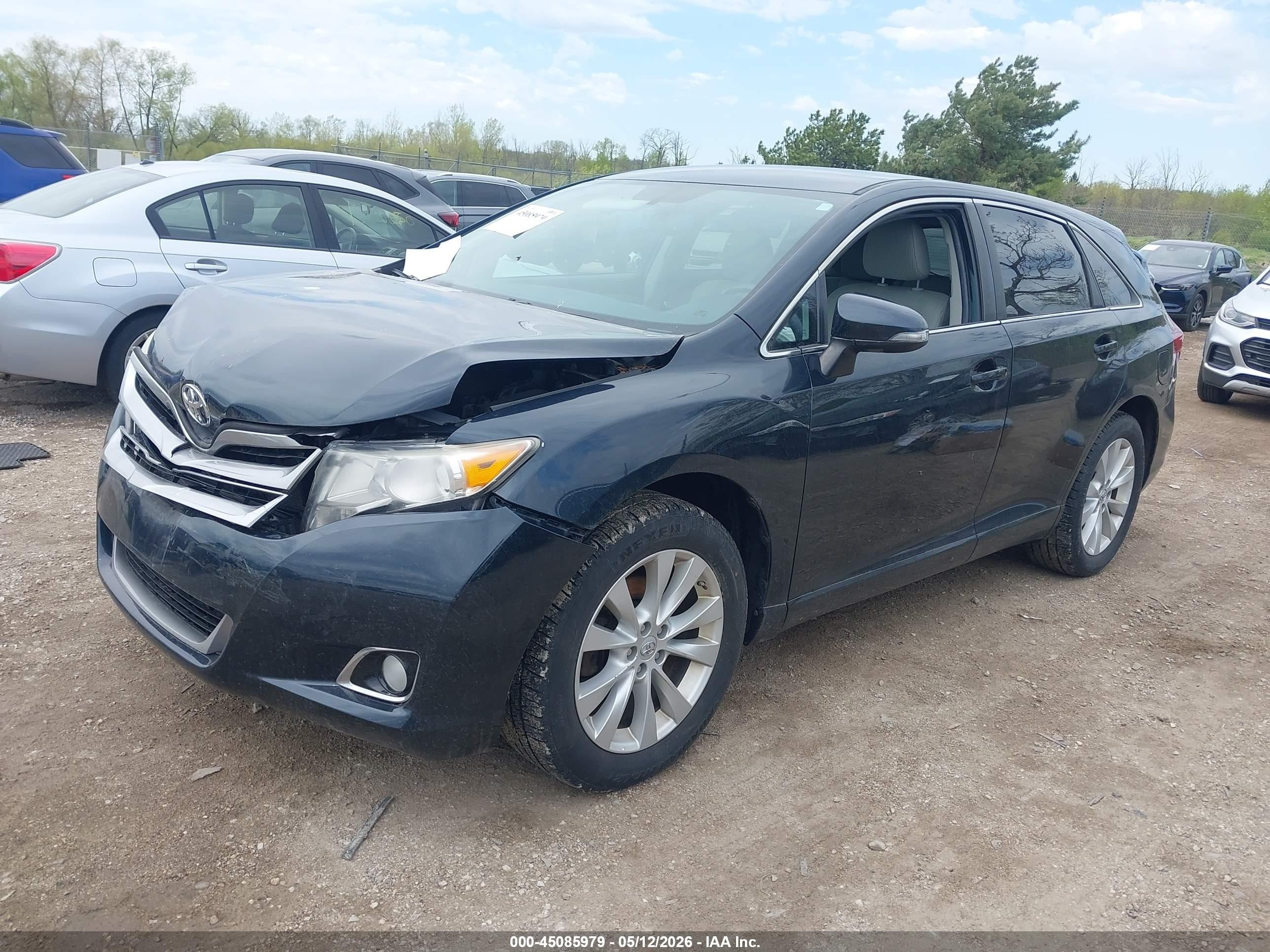 2014 Toyota Venza Le Black vin: 4T3BA3BB0EU050664