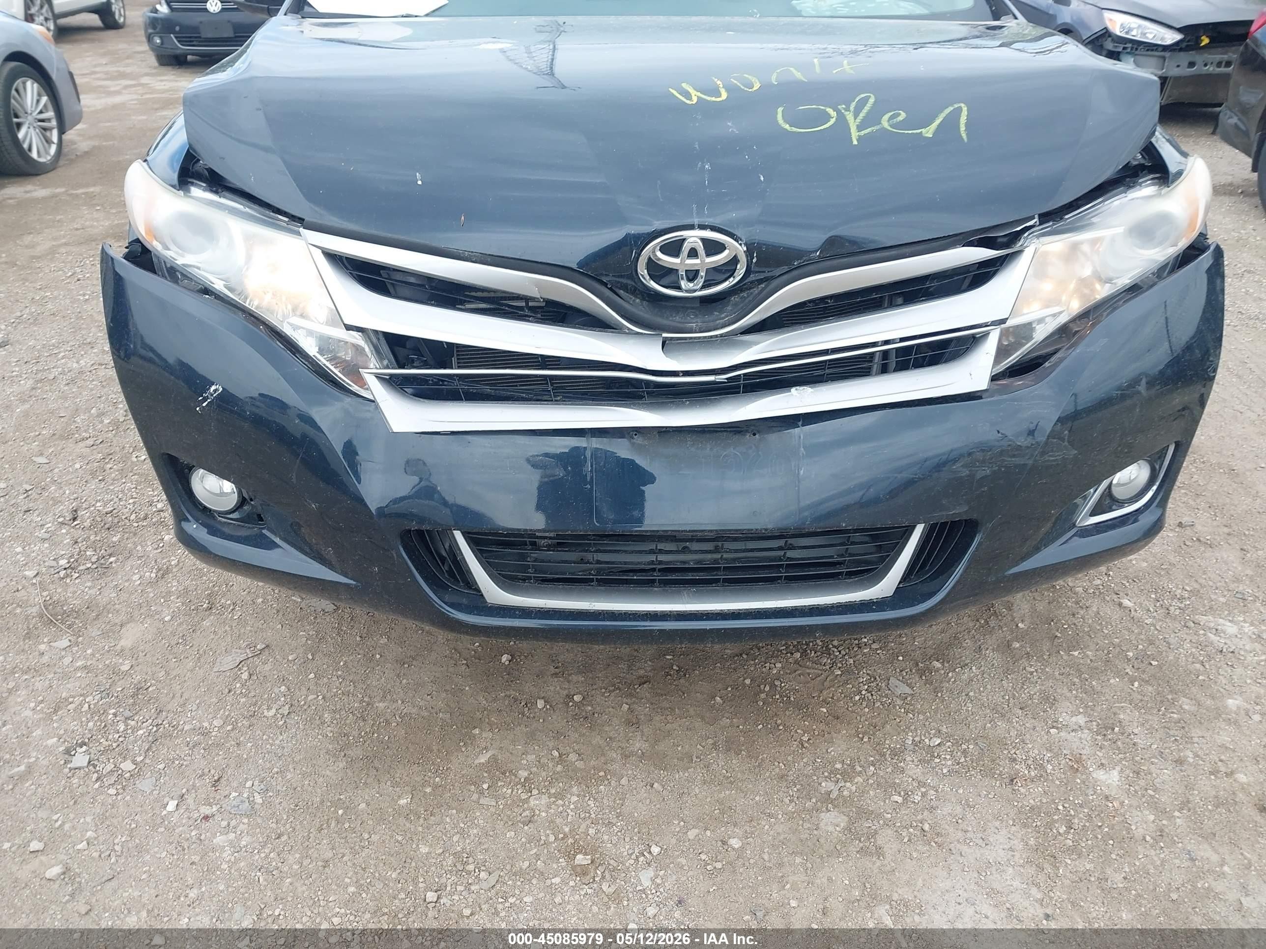 2014 Toyota Venza Le Black vin: 4T3BA3BB0EU050664