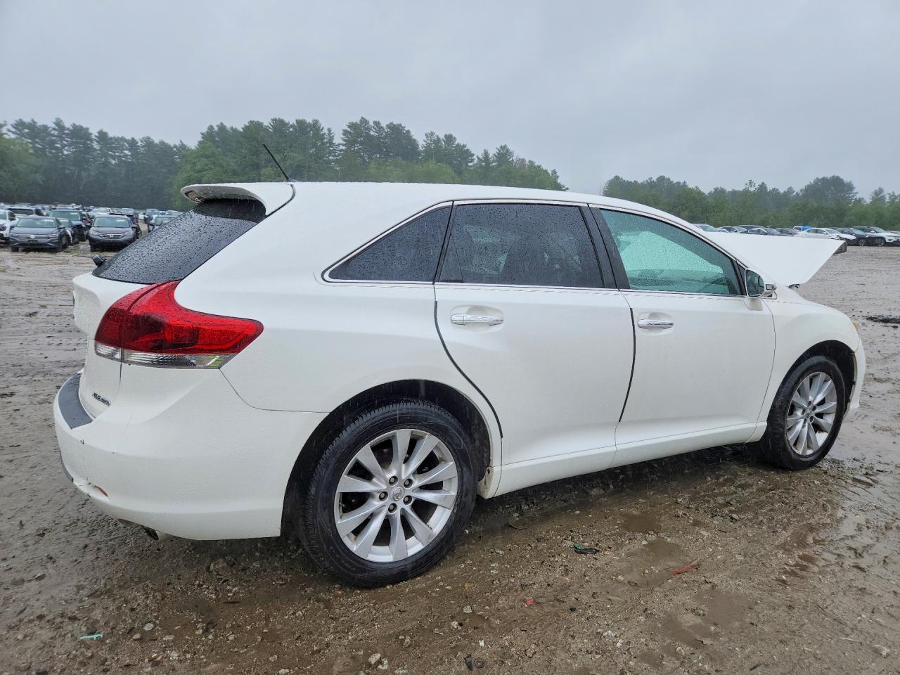 2014 Toyota Venza Xle White vin: 4T3BA3BB0EU059672