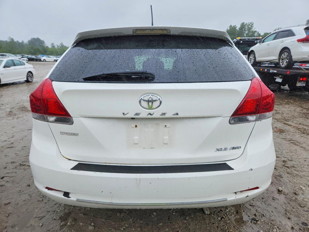 2014 Toyota Venza Xle White vin: 4T3BA3BB0EU059672