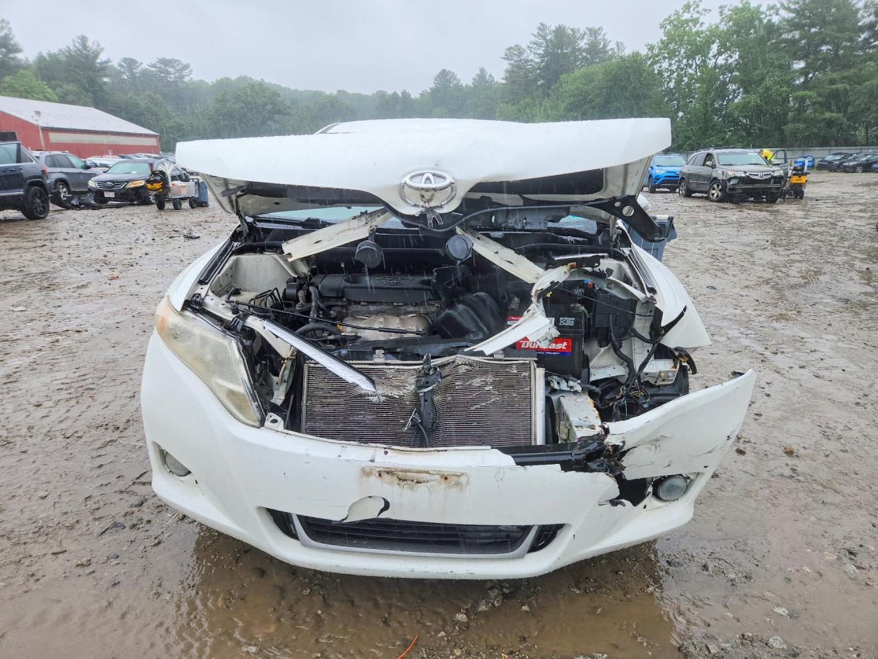 2014 Toyota Venza Xle White vin: 4T3BA3BB0EU059672
