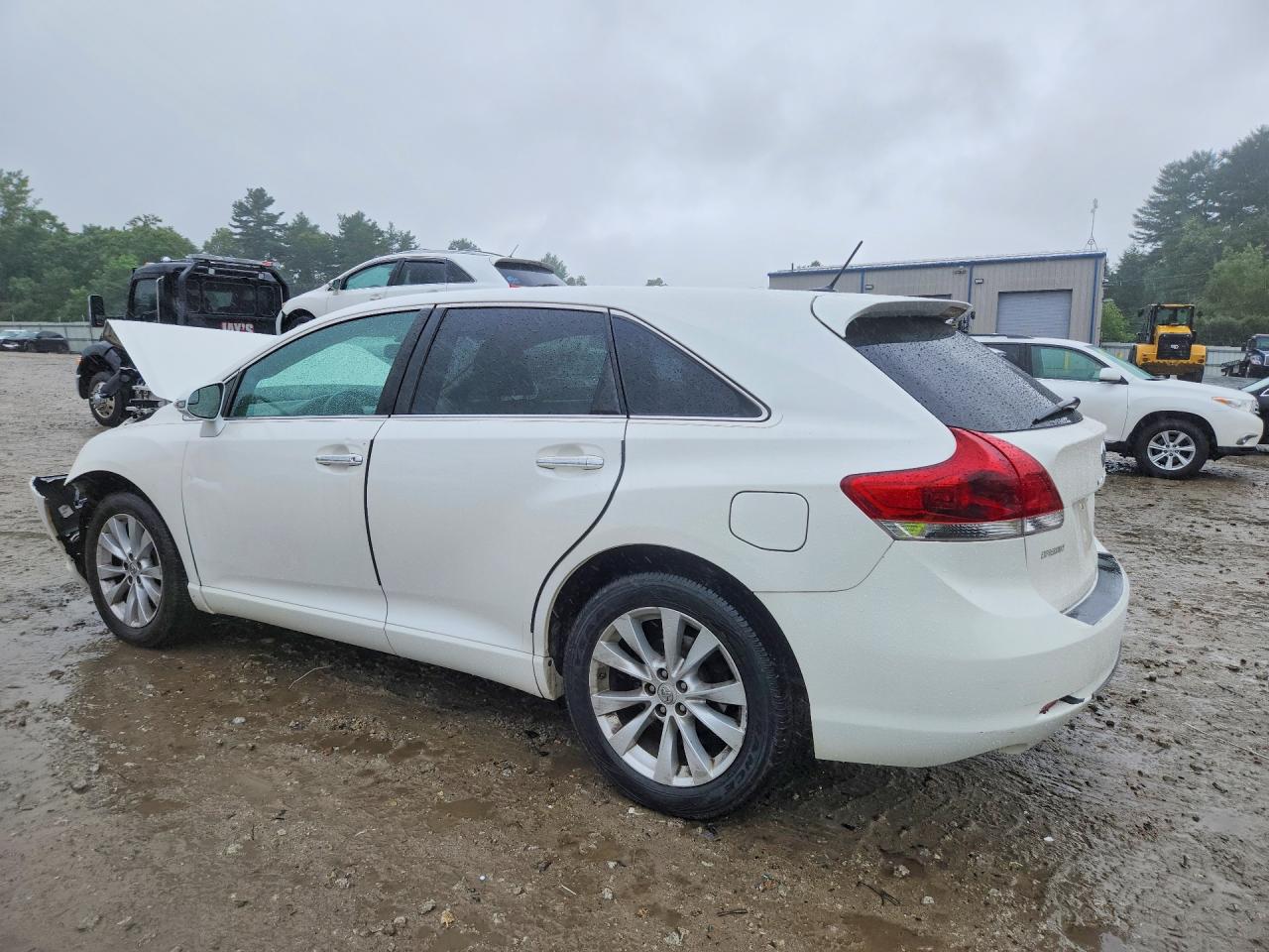 2014 Toyota Venza Xle White vin: 4T3BA3BB0EU059672
