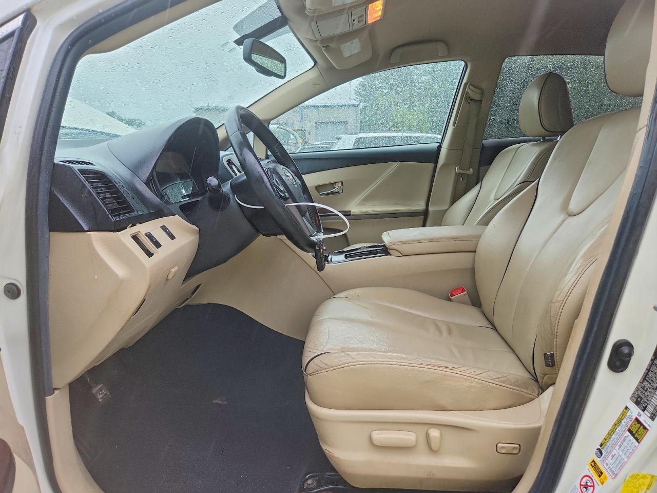 2014 Toyota Venza Xle White vin: 4T3BA3BB0EU059672