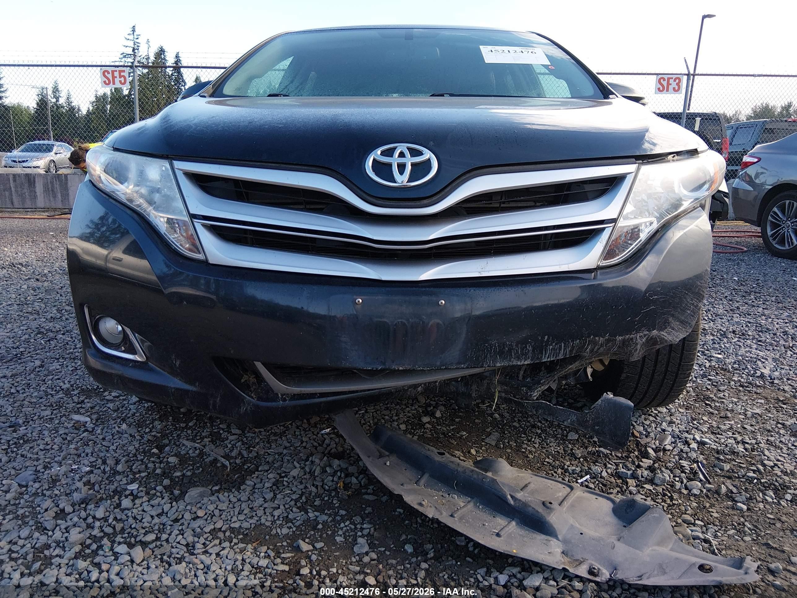 2015 Toyota Venza Xle Dark Blue vin: 4T3BA3BB0FU070351