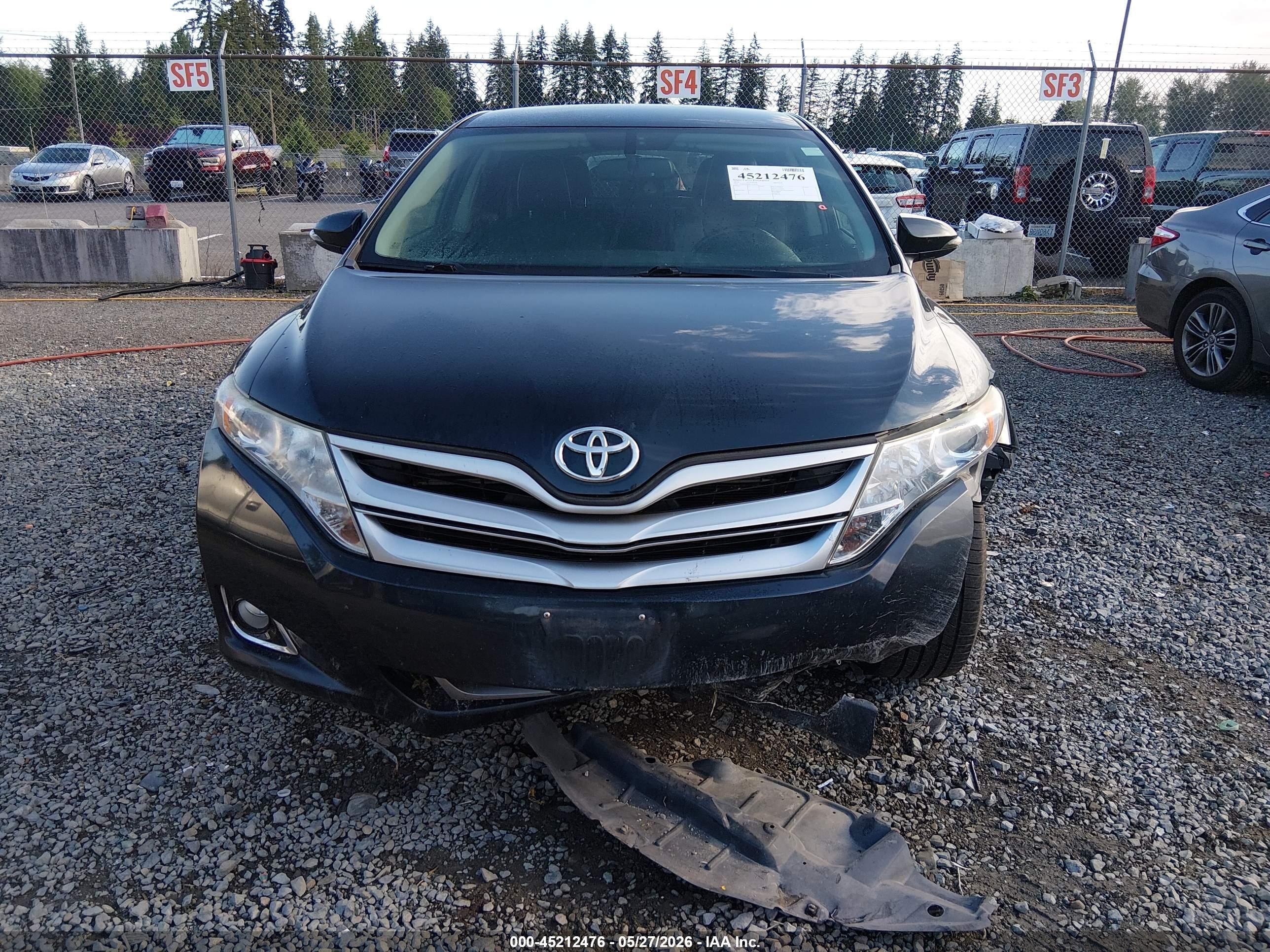 2015 Toyota Venza Xle Dark Blue vin: 4T3BA3BB0FU070351