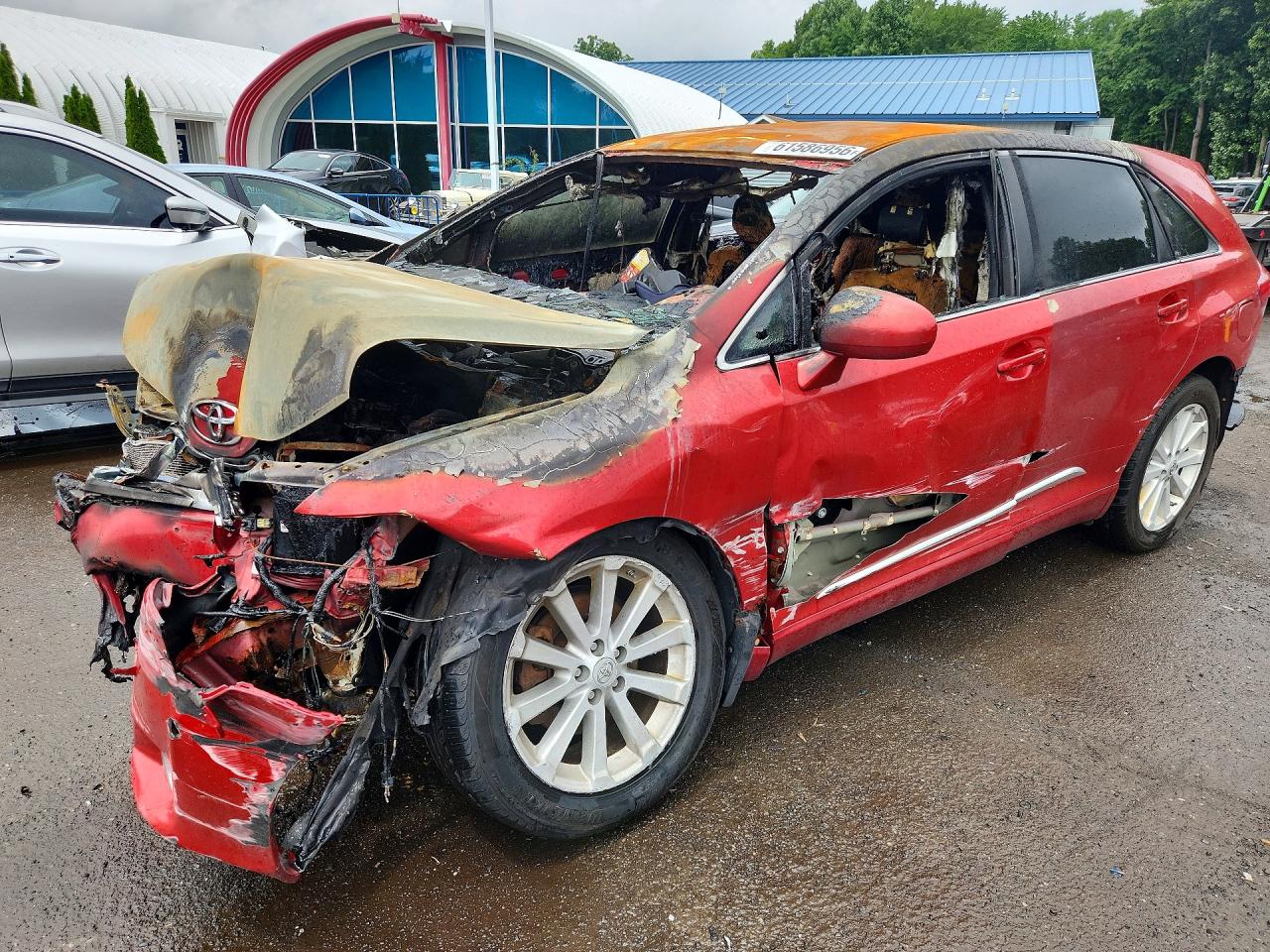 2011 Toyota Venza Awd 4cyl Red vin: 4T3BA3BB1BU023758