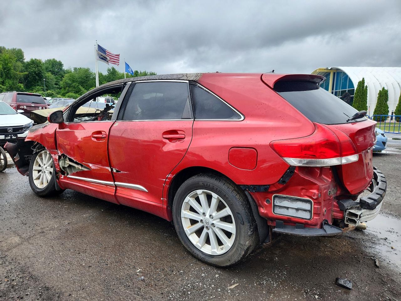 2011 Toyota Venza Awd 4cyl Red vin: 4T3BA3BB1BU023758