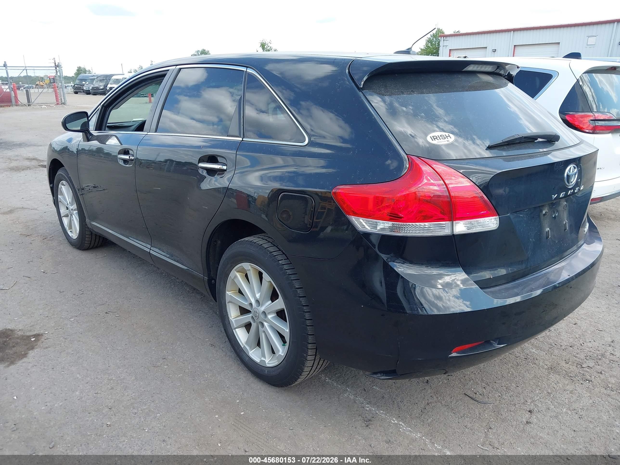 2012 Toyota Venza Xle Black vin: 4T3BA3BB1CU030033