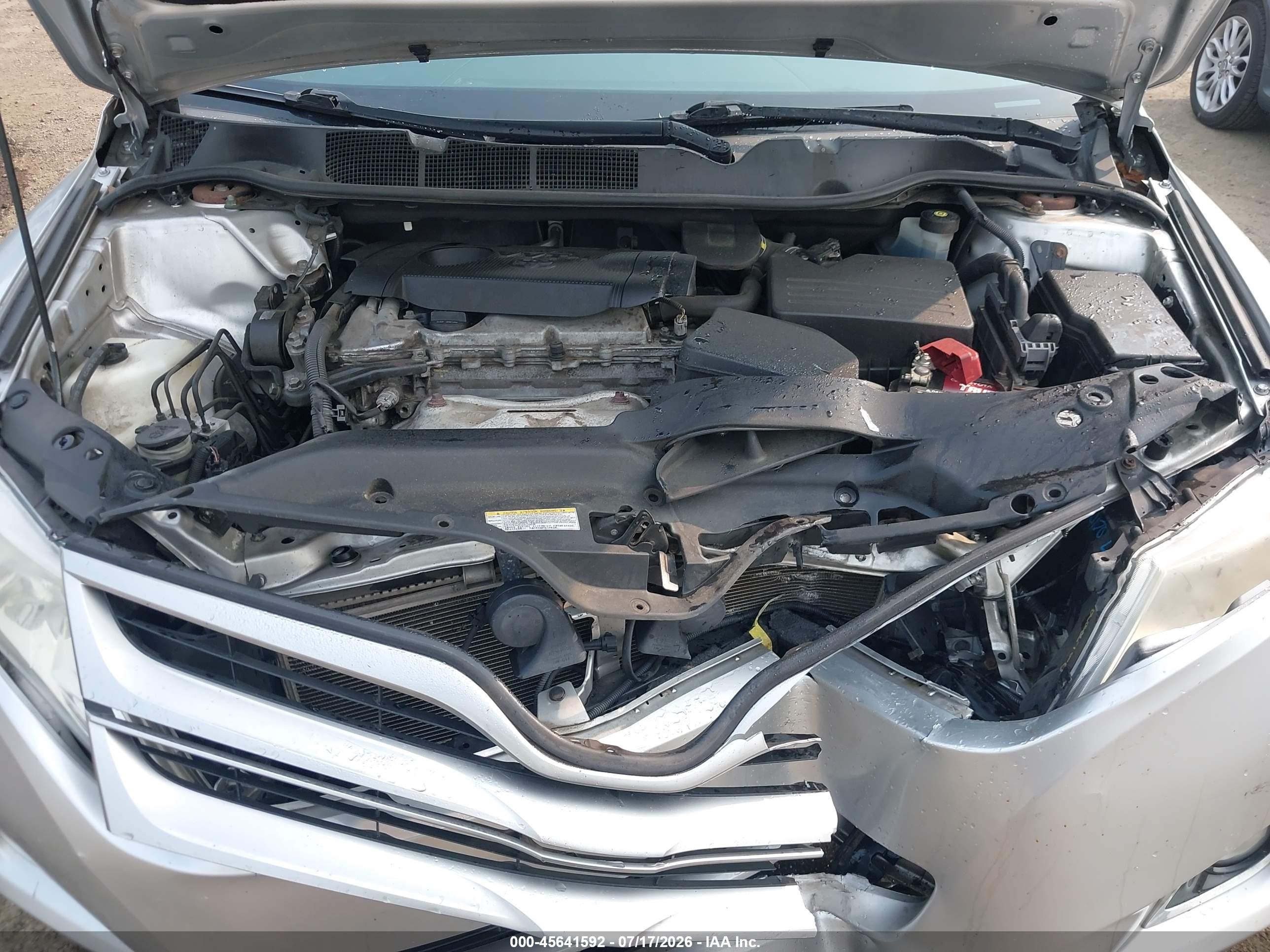 2014 Toyota Venza Le Silver vin: 4T3BA3BB1EU056943