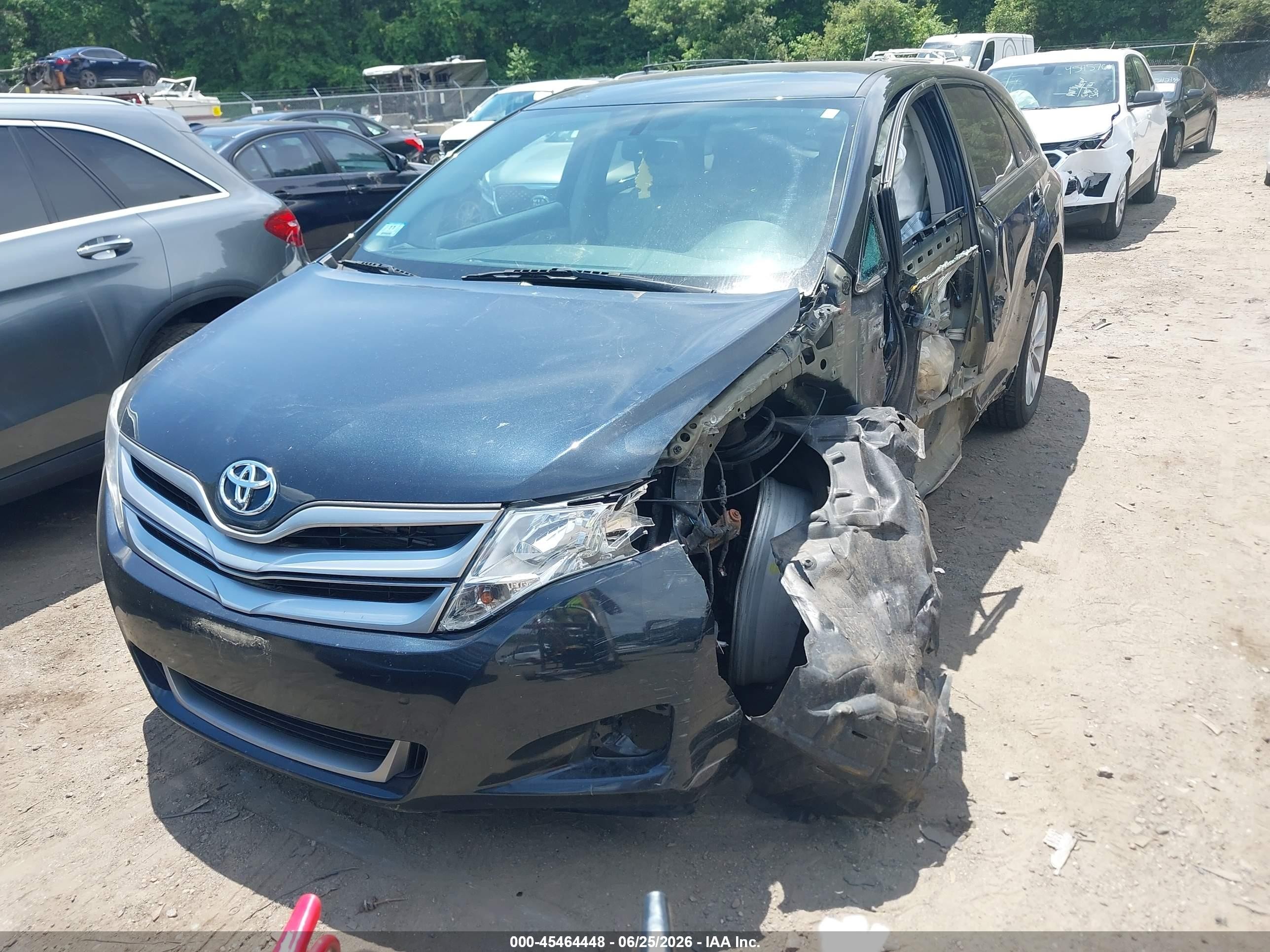 2015 Toyota Venza Le Blue vin: 4T3BA3BB1FU076093