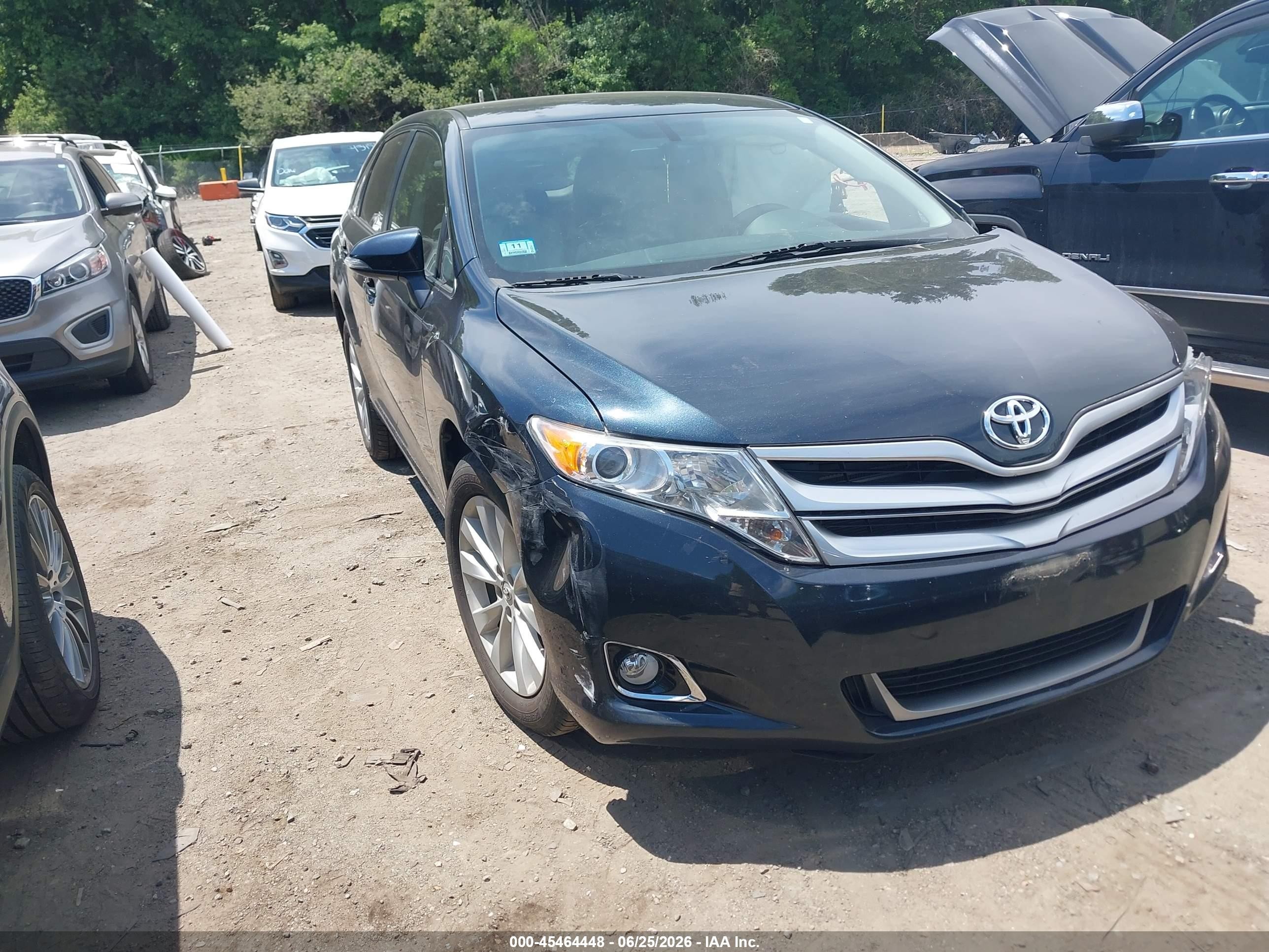 2015 Toyota Venza Le Blue vin: 4T3BA3BB1FU076093