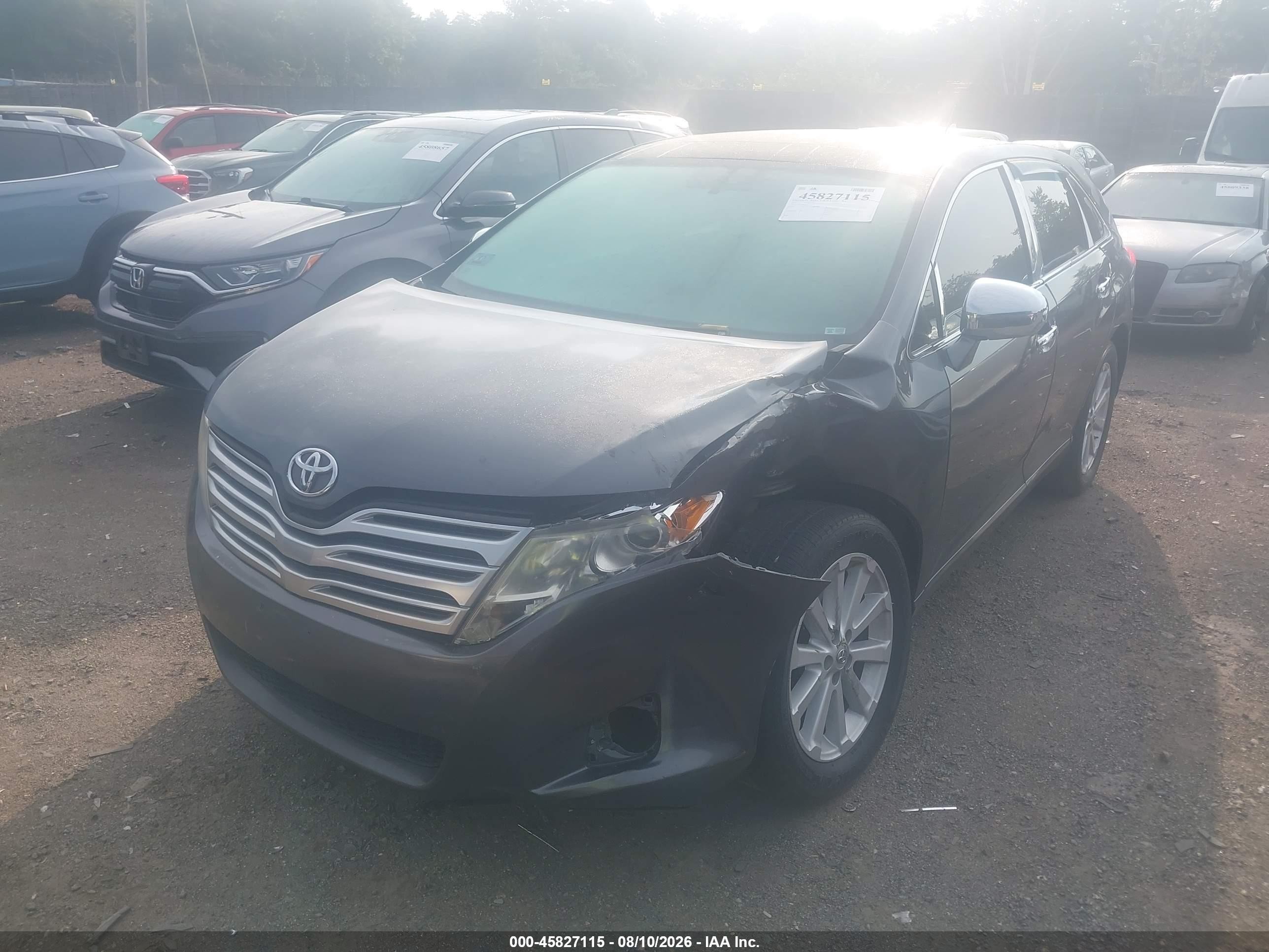 2011 Toyota Venza   Gray vin: 4T3BA3BB2BU023588