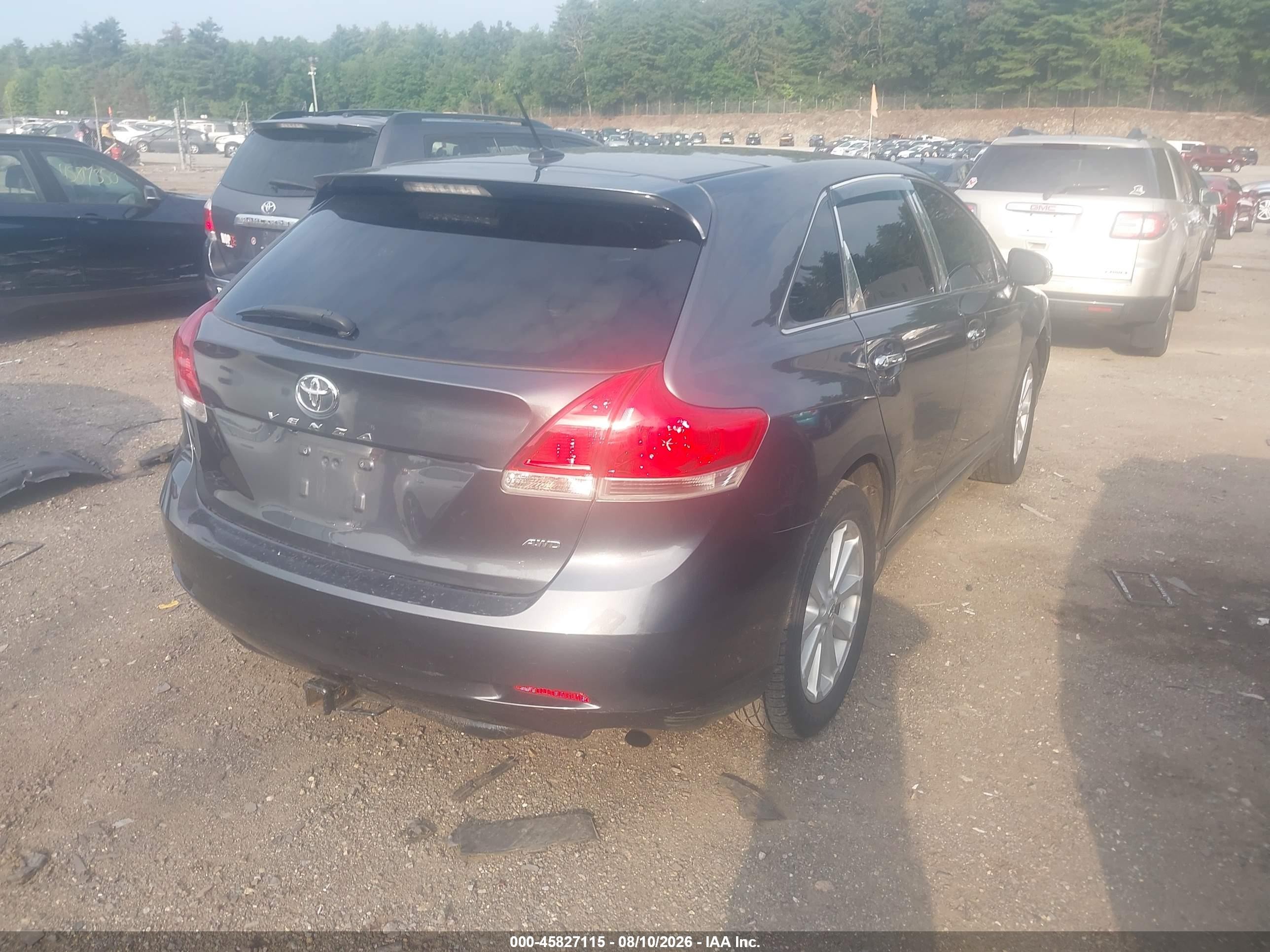 2011 Toyota Venza   Gray vin: 4T3BA3BB2BU023588