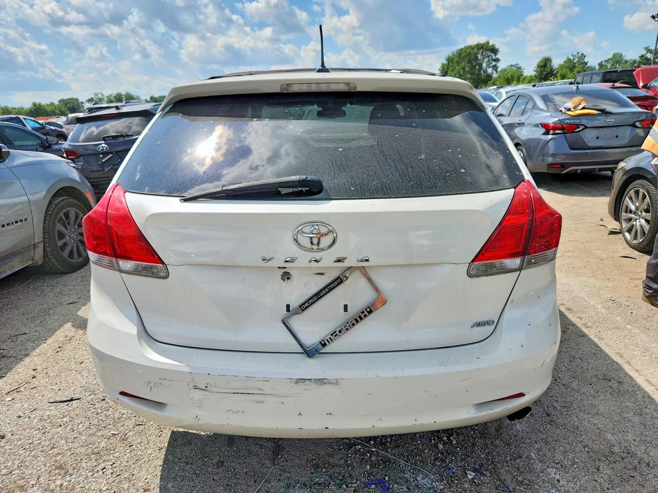 2011 Toyota Venza Awd 4cyl White vin: 4T3BA3BB2BU024756
