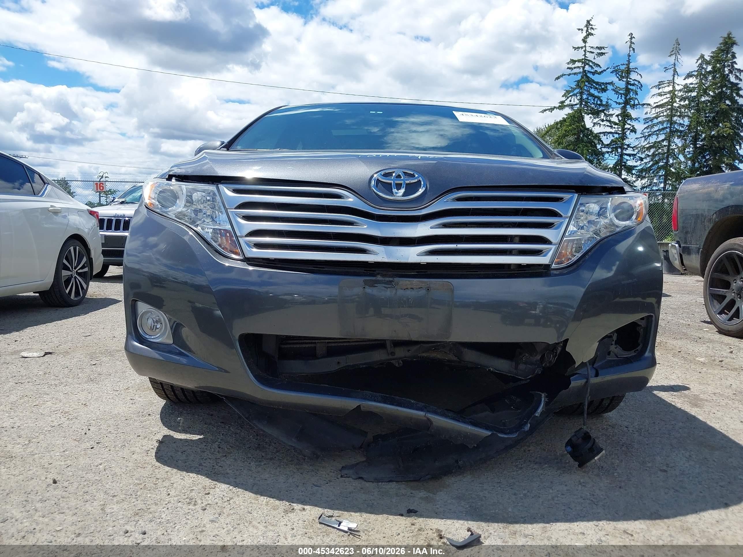 2011 Toyota Venza   Gray vin: 4T3BA3BB2BU025504