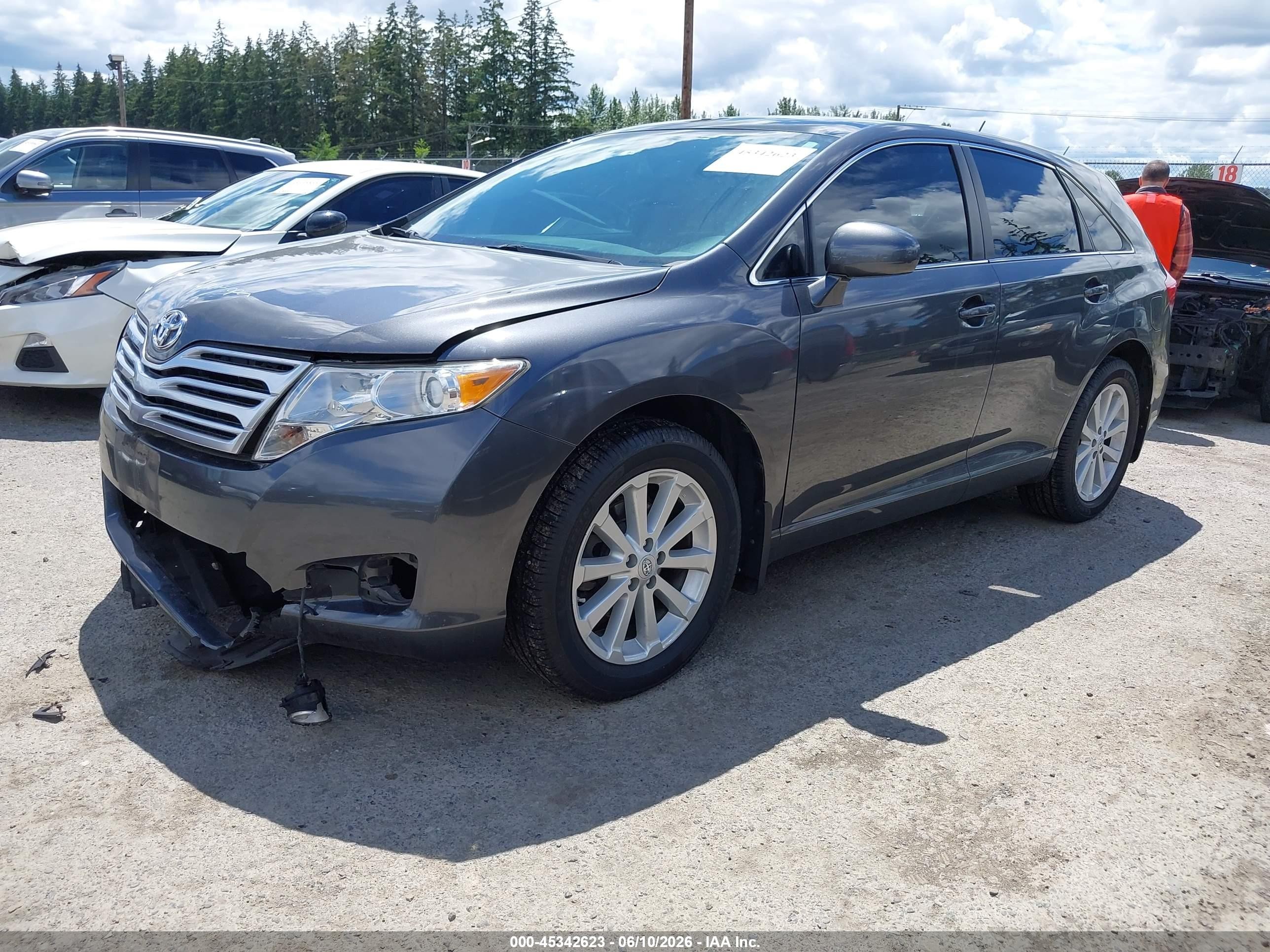 2011 Toyota Venza   Gray vin: 4T3BA3BB2BU025504