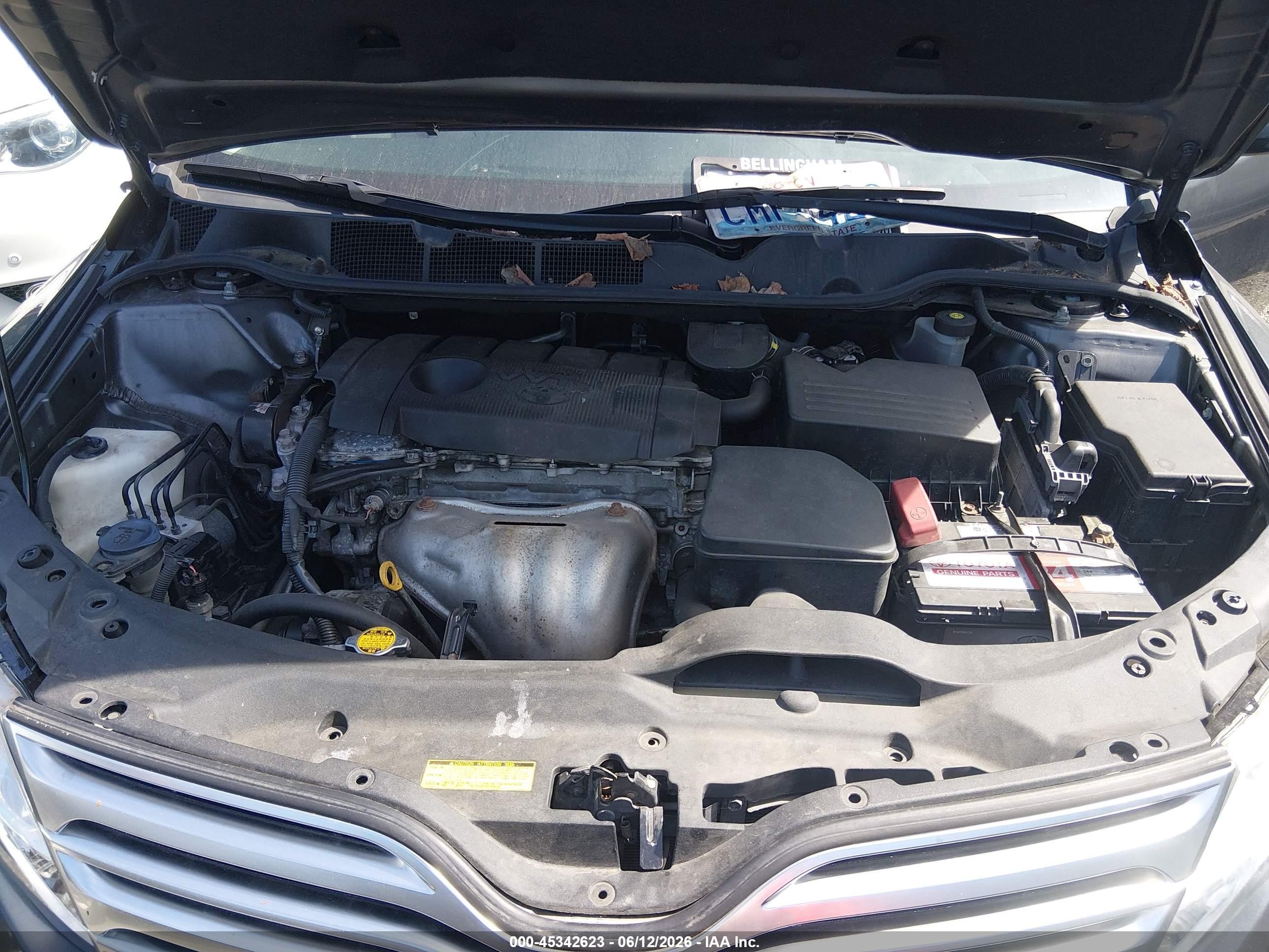 2011 Toyota Venza   Gray vin: 4T3BA3BB2BU025504