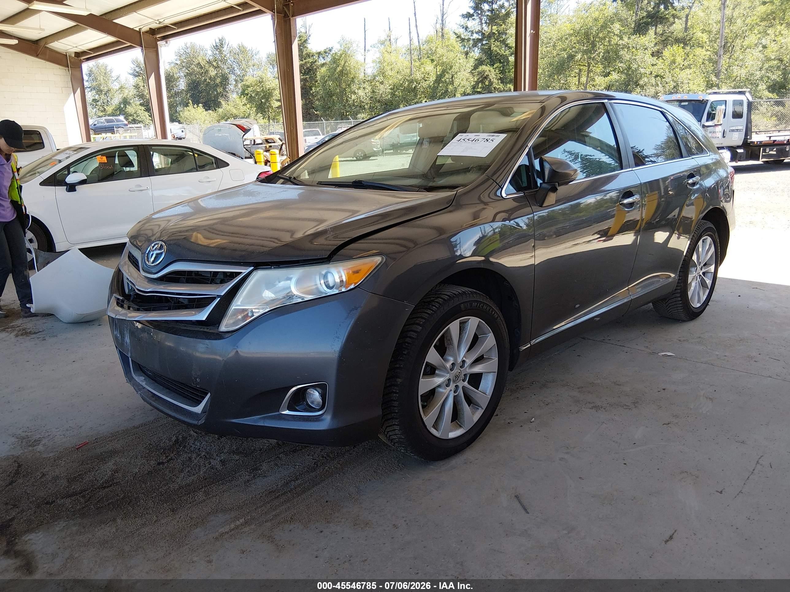 2013 Toyota Venza Xle Blue vin: 4T3BA3BB2DU036487