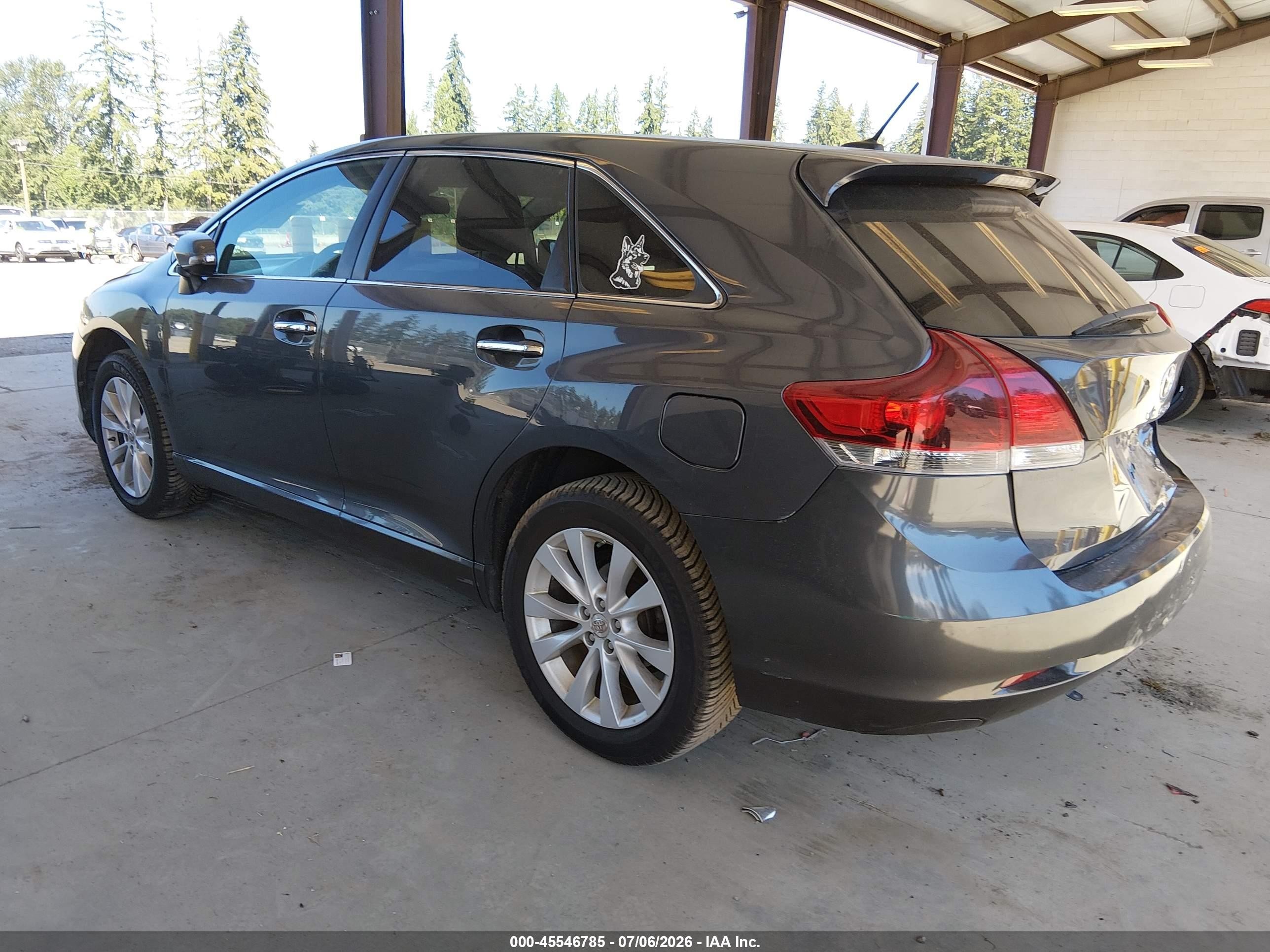 2013 Toyota Venza Xle Blue vin: 4T3BA3BB2DU036487