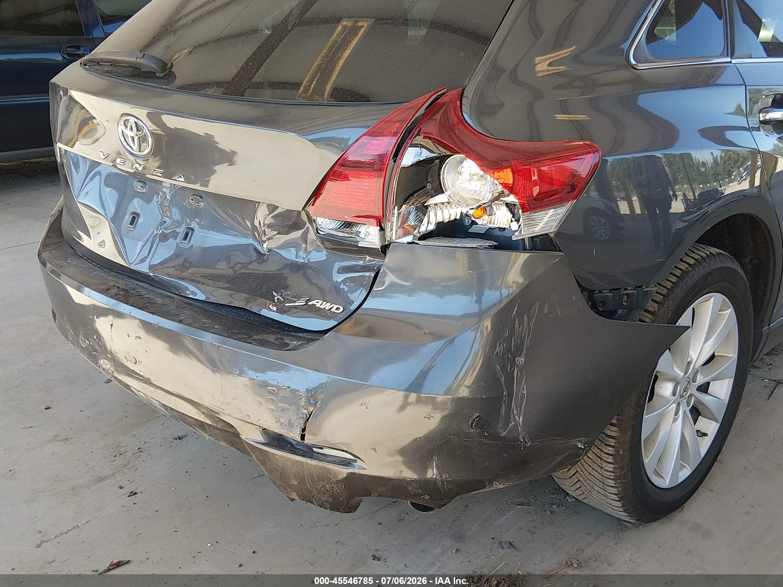 2013 Toyota Venza Xle Blue vin: 4T3BA3BB2DU036487