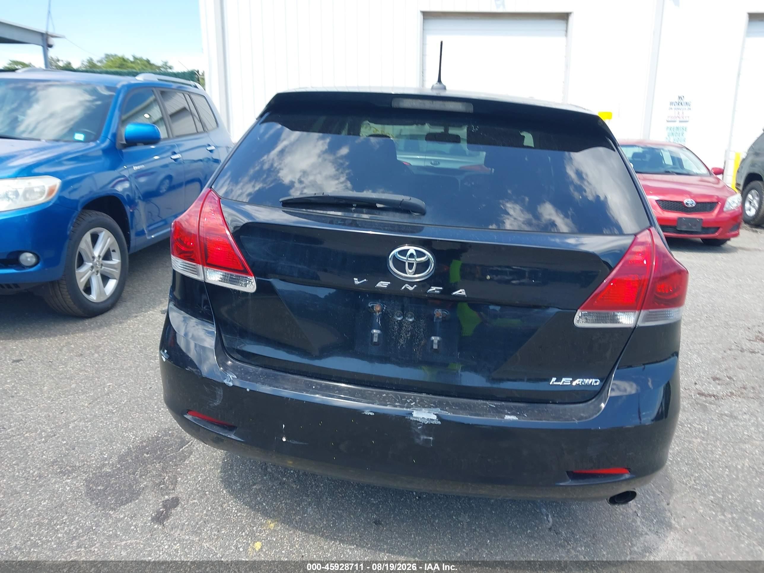2013 Toyota Venza Le Black vin: 4T3BA3BB2DU039700