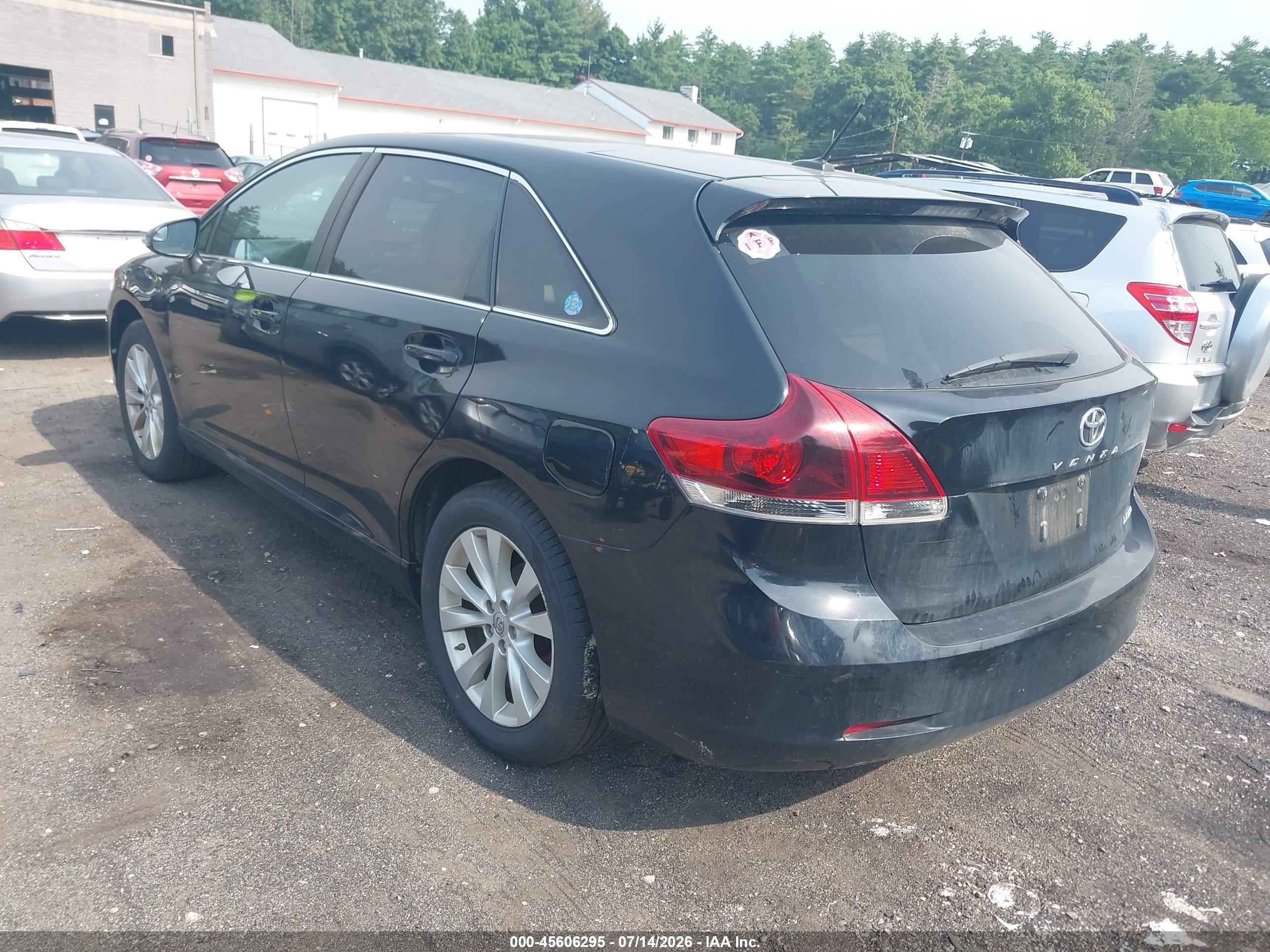 2014 Toyota Venza Le Black vin: 4T3BA3BB2EU053548