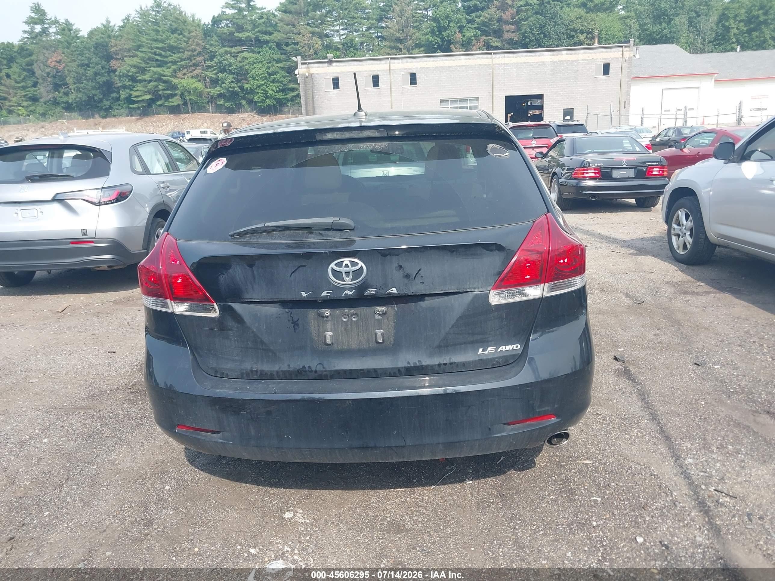 2014 Toyota Venza Le Black vin: 4T3BA3BB2EU053548