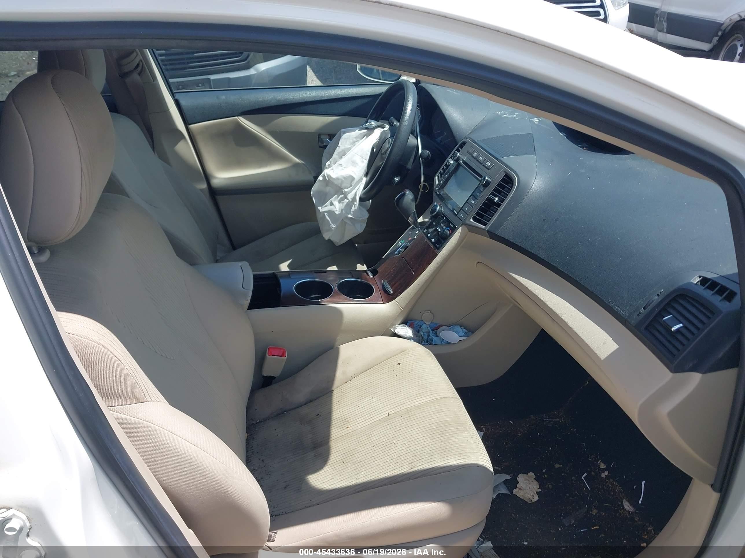 2015 Toyota Venza Le White vin: 4T3BA3BB2FU074935
