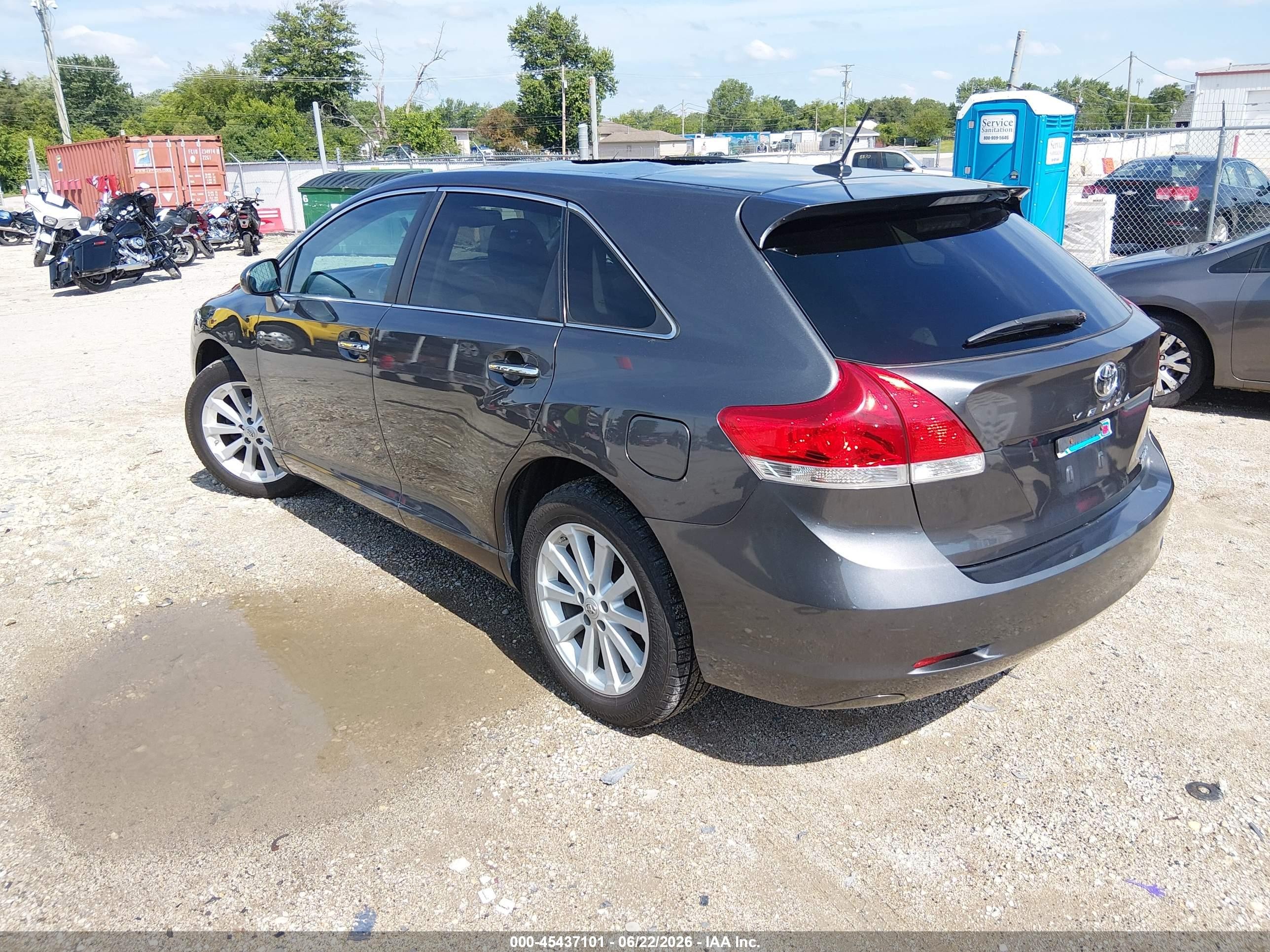 2012 Toyota Venza Xle Gray vin: 4T3BA3BB3CU031300