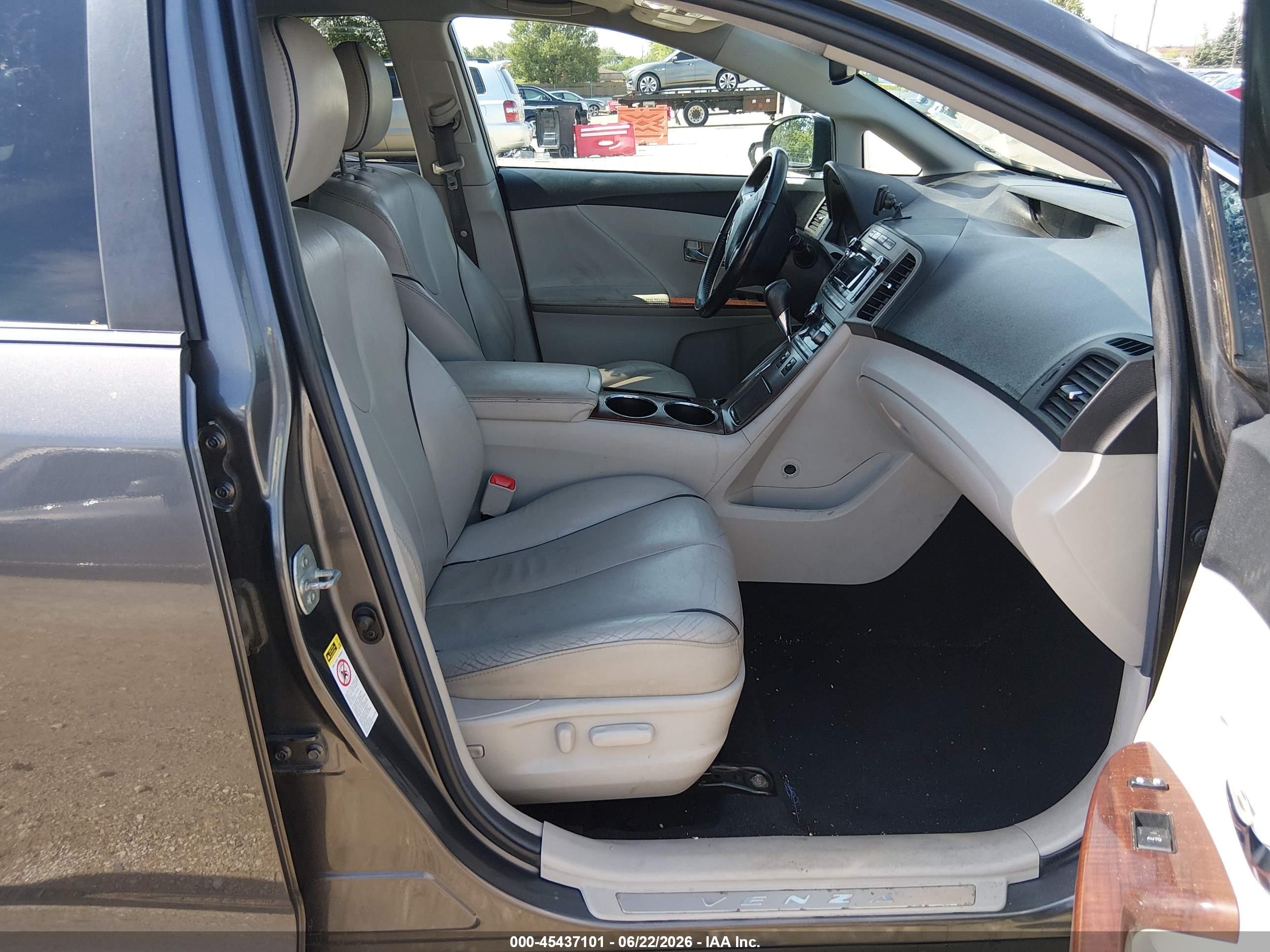 2012 Toyota Venza Xle Gray vin: 4T3BA3BB3CU031300