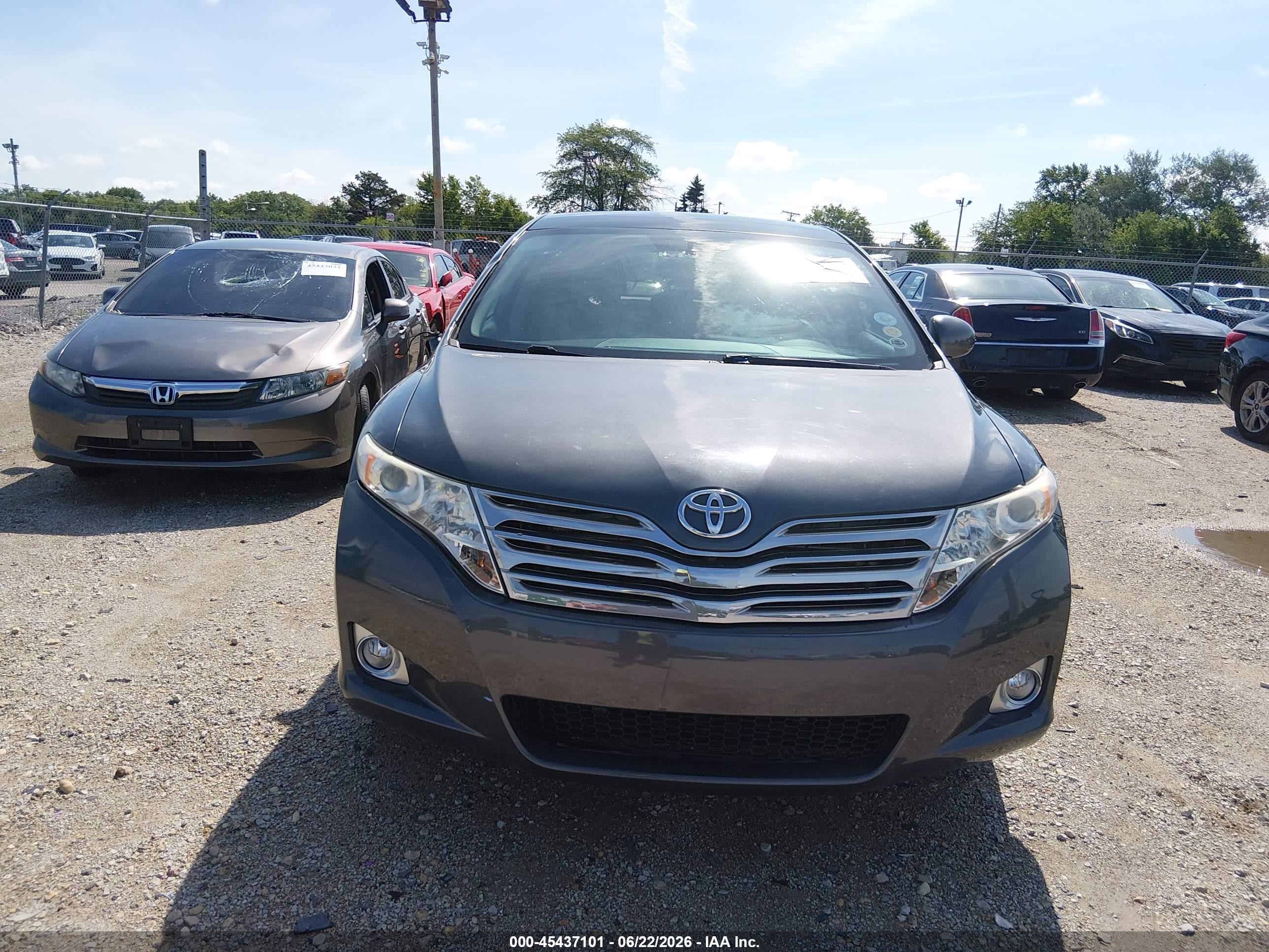 2012 Toyota Venza Xle Gray vin: 4T3BA3BB3CU031300